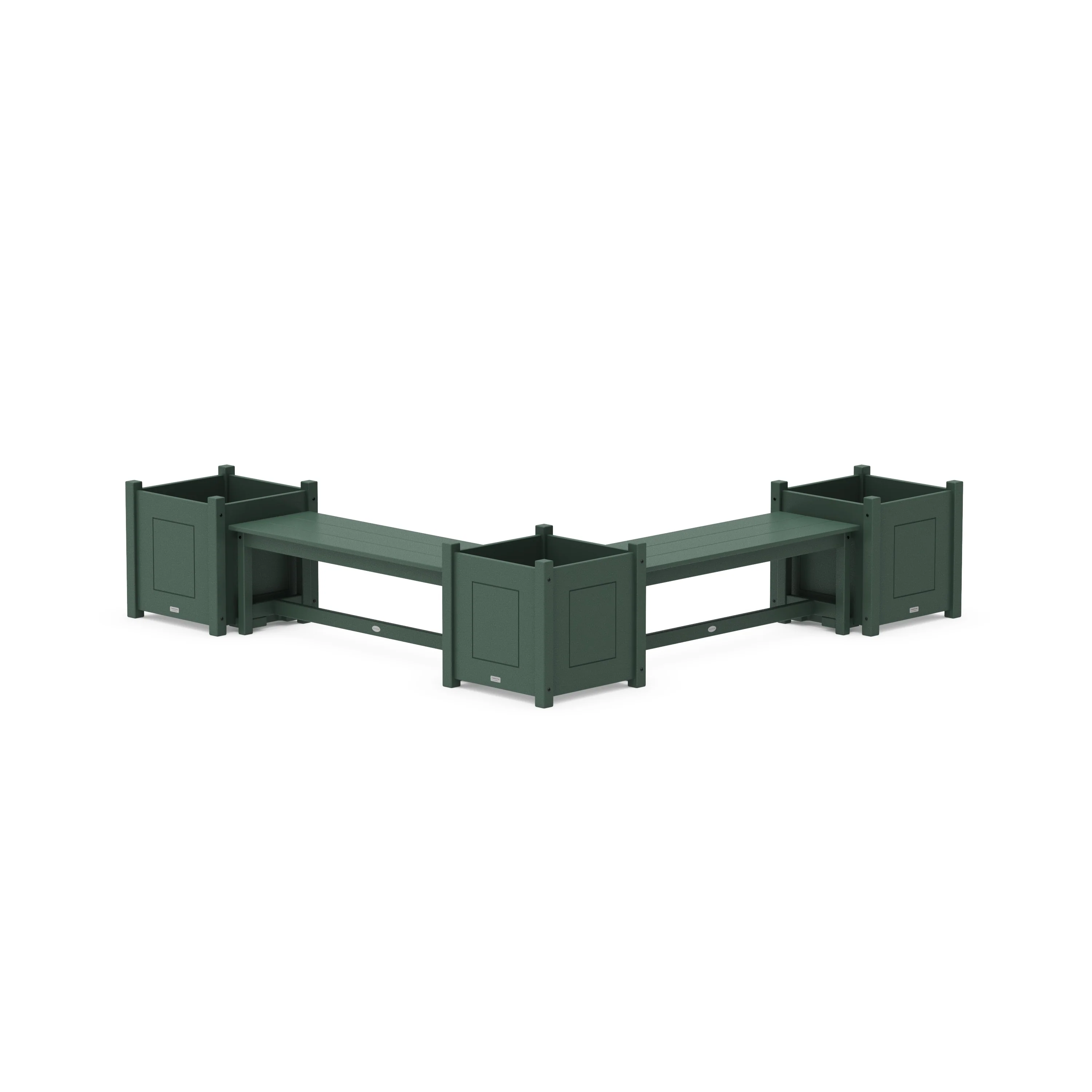 48" Country Living L- Shaped Planter Bench Corner Set - Large - Image 6