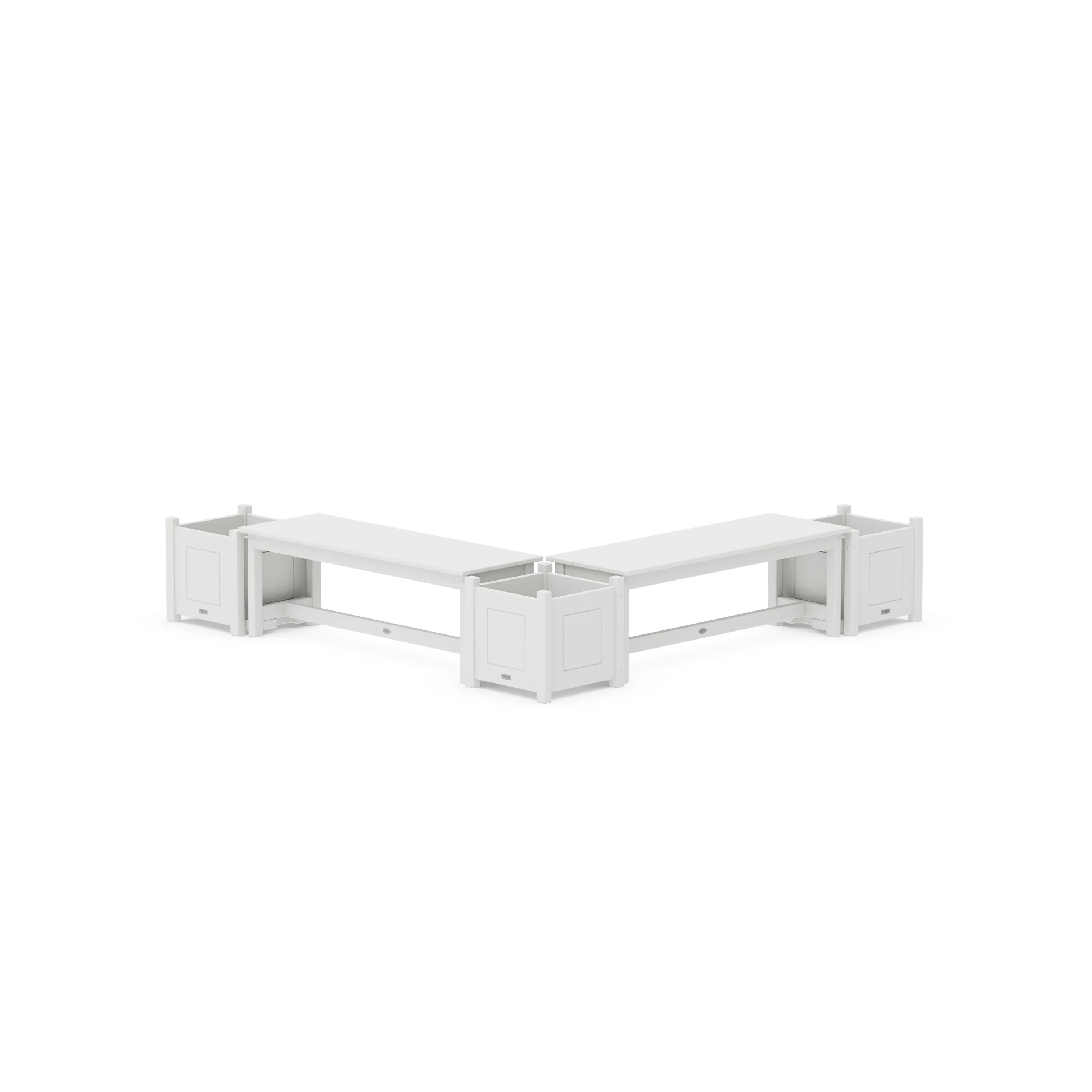 48" Country Living L- Shaped Planter Bench Corner Set - Image 6