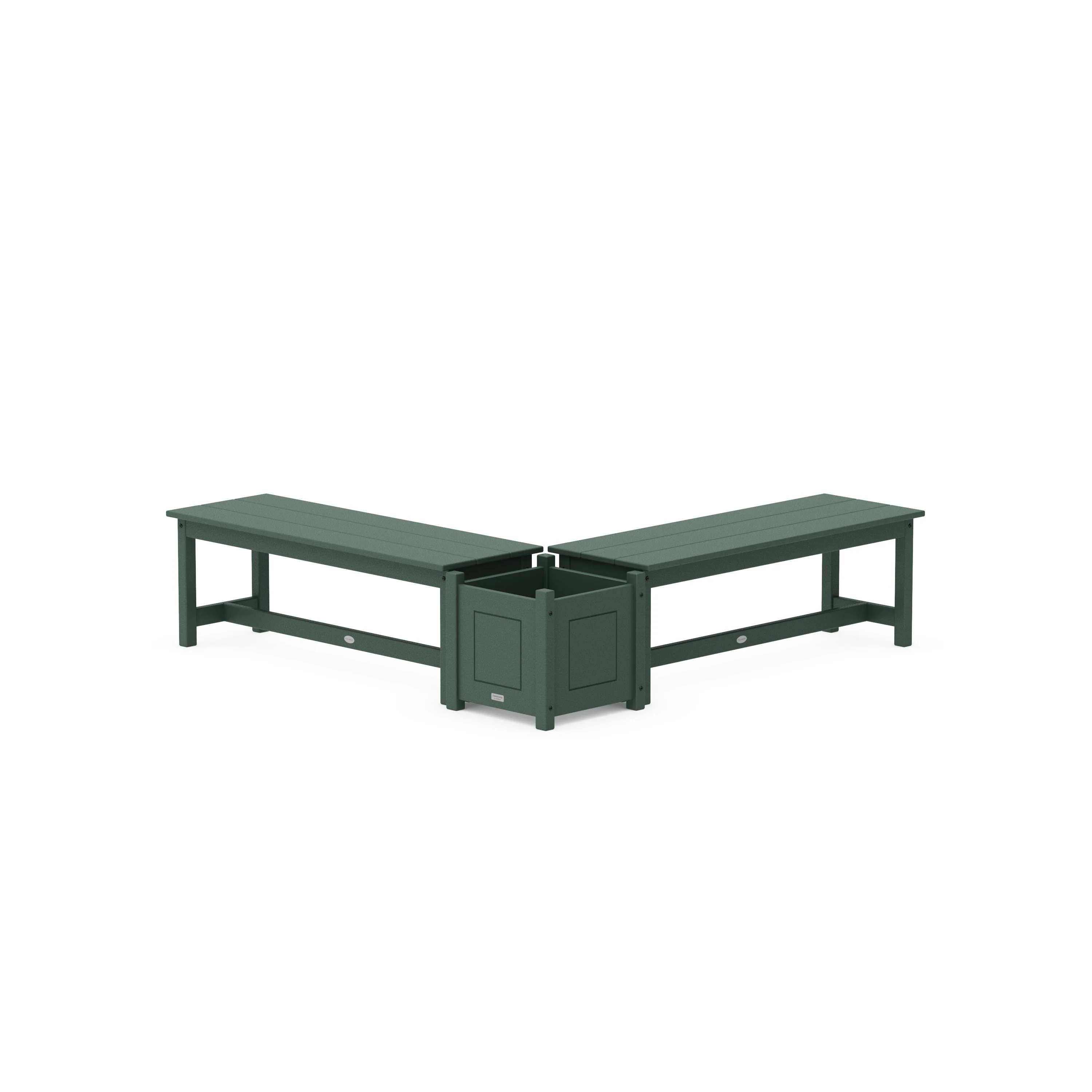48" Country Living L- Shaped Planter Bench Set - Image 7