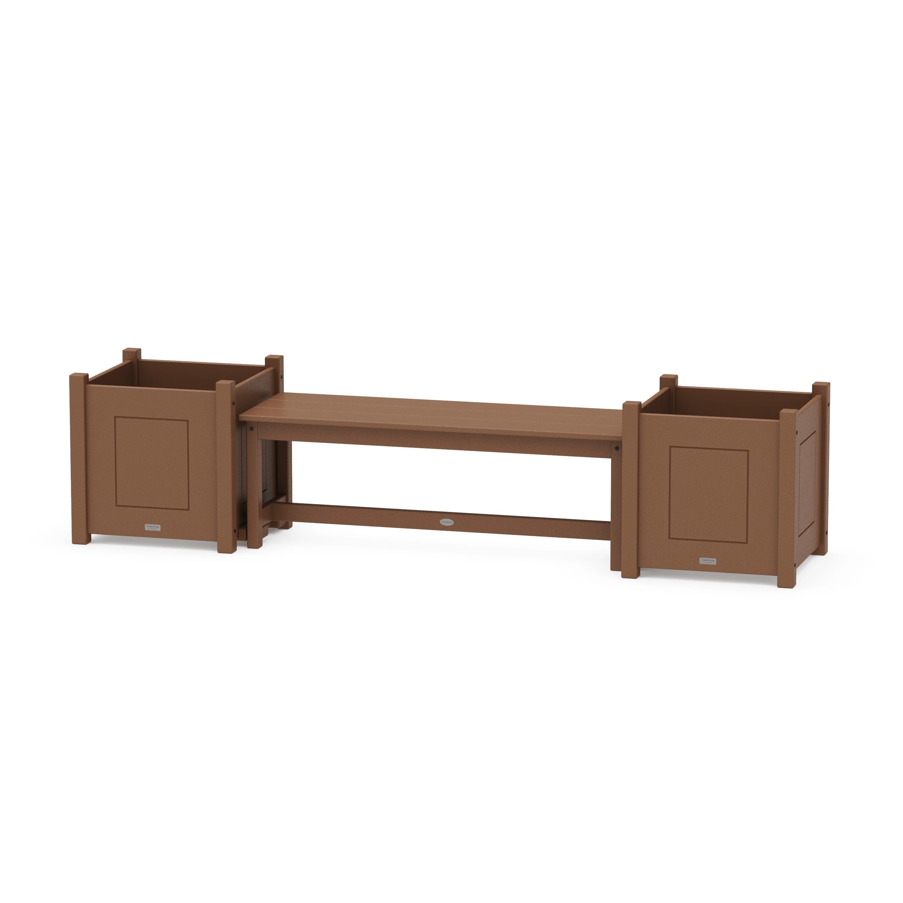 48" Country Living Straight Planter Bench Set - Large - Image 3
