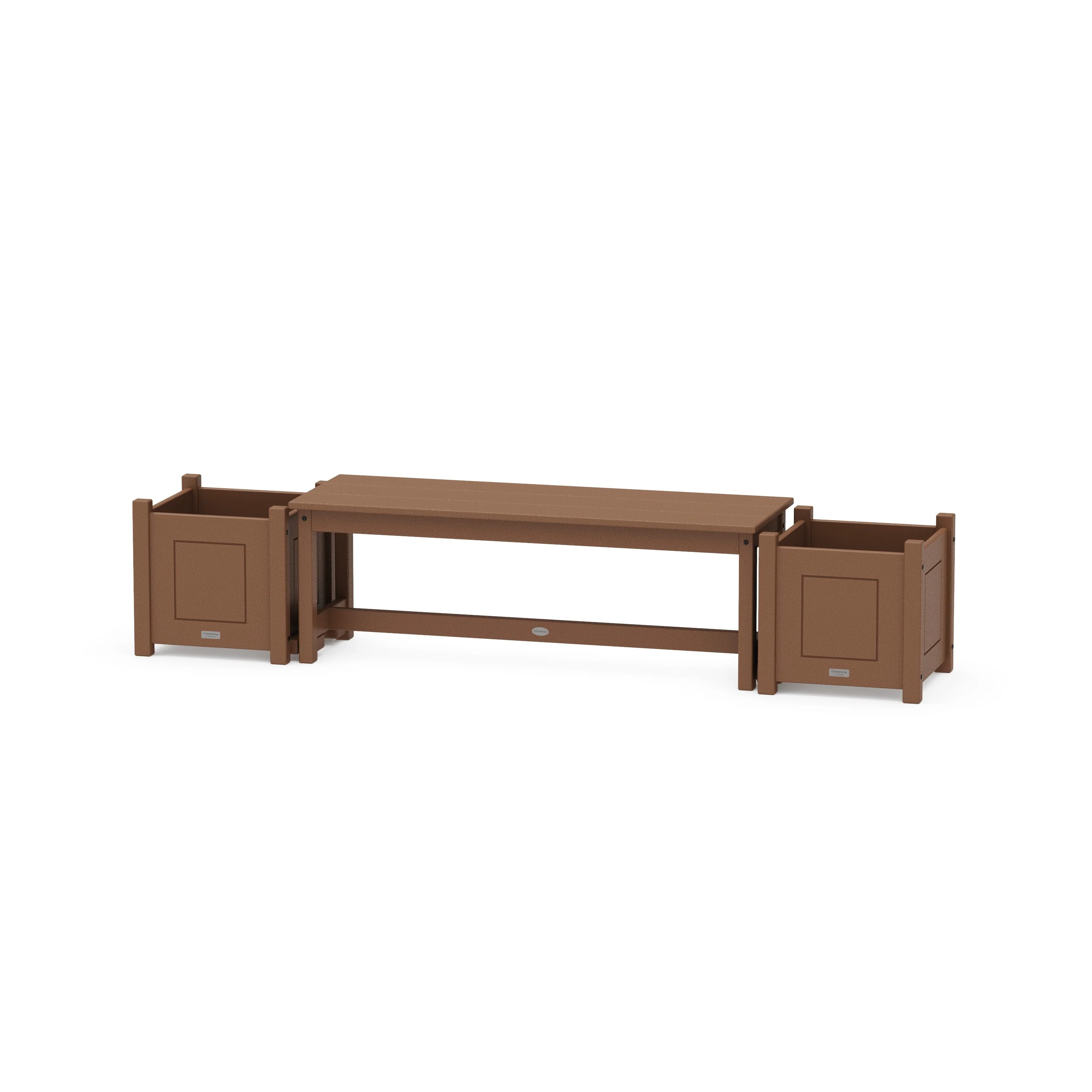 48" Country Living Straight Planter Bench Set - Image 2