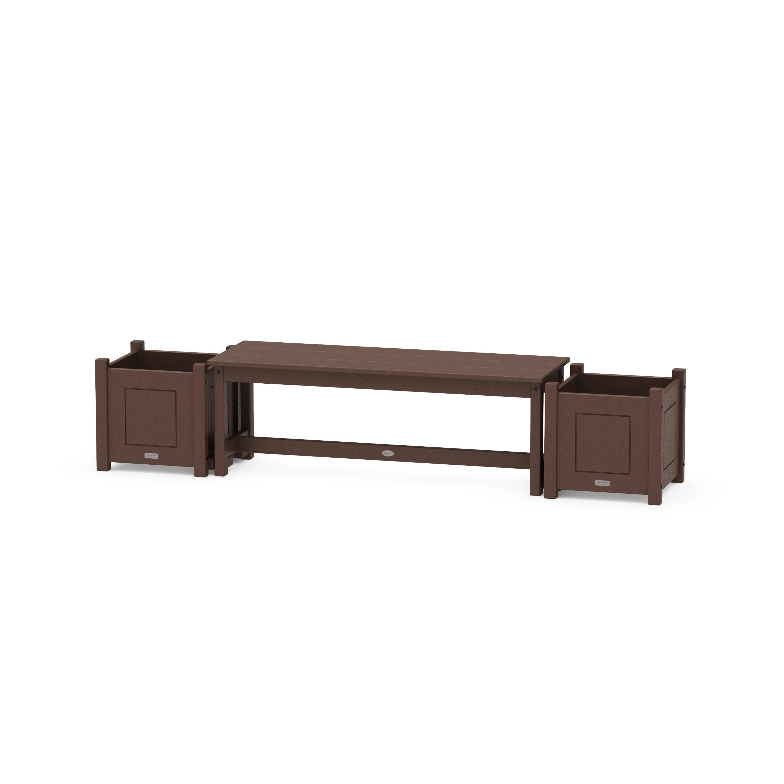 48" Country Living Straight Planter Bench Set - Image 7
