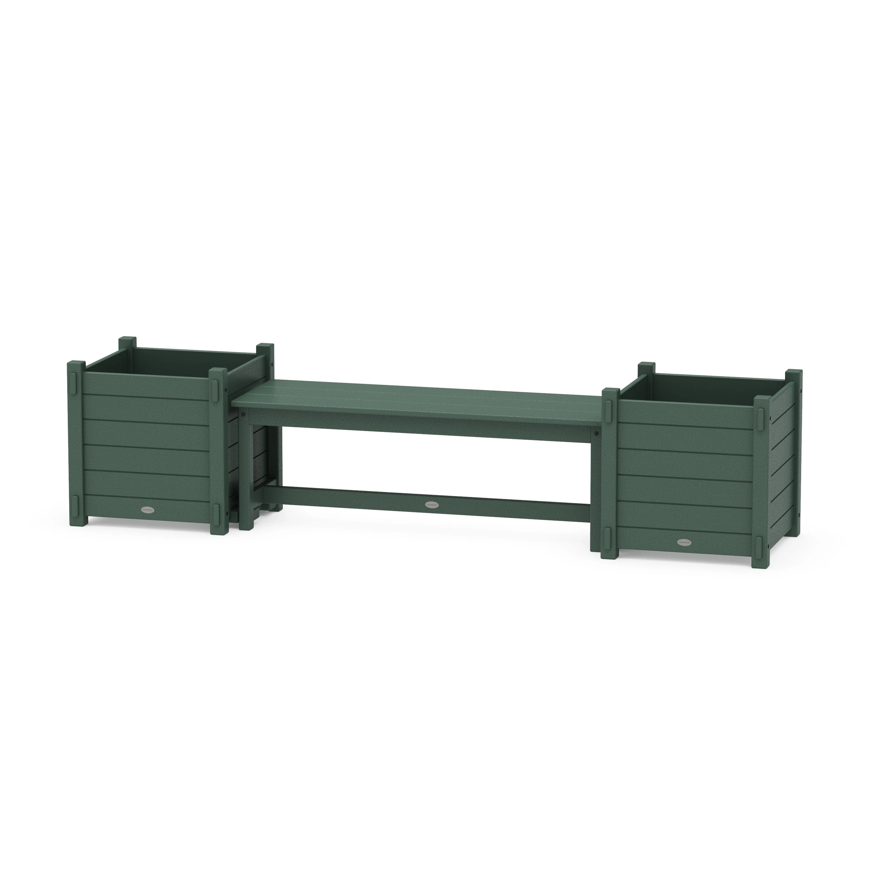 48" Nautical Straight Planter Bench Set - Large - Image 7