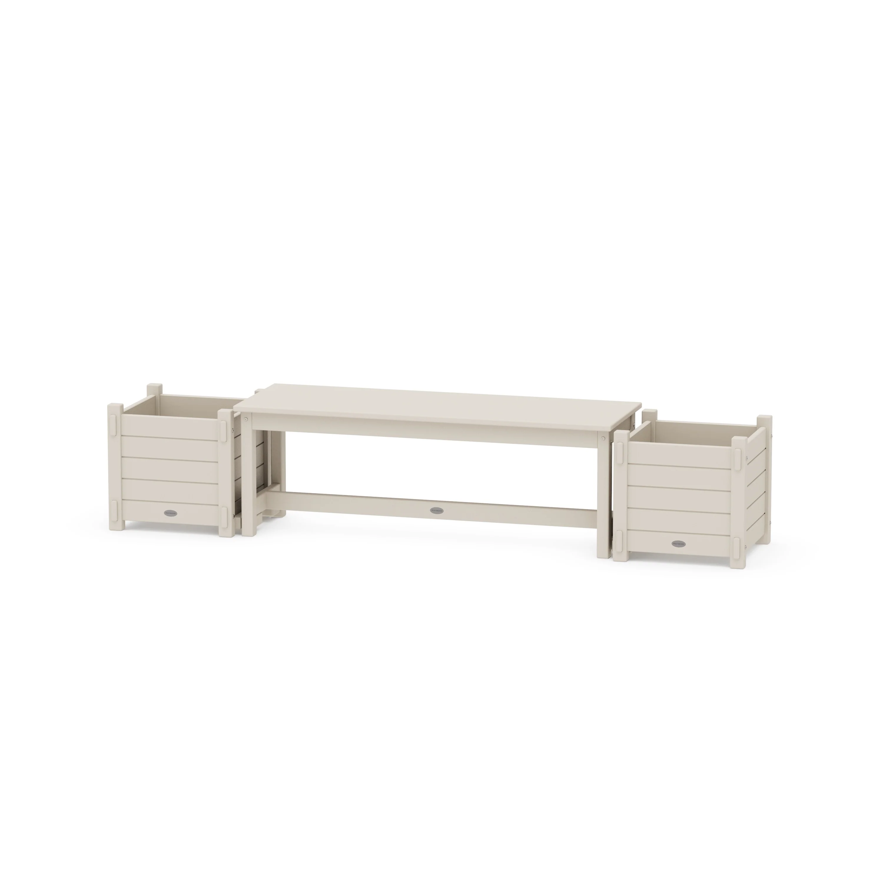 48" Nautical Straight Planter Bench Set - Image 4