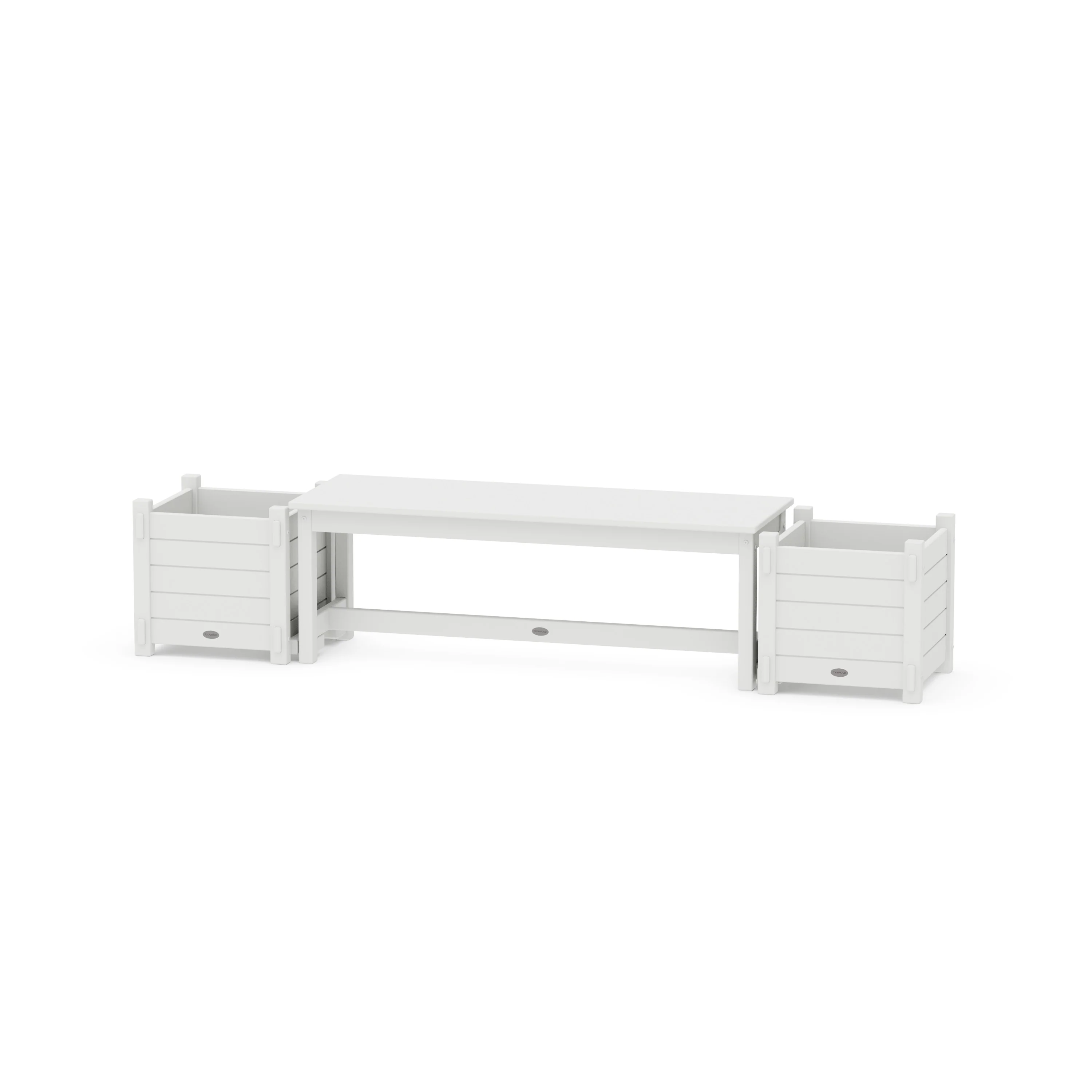 48" Nautical Straight Planter Bench Set - Image 5