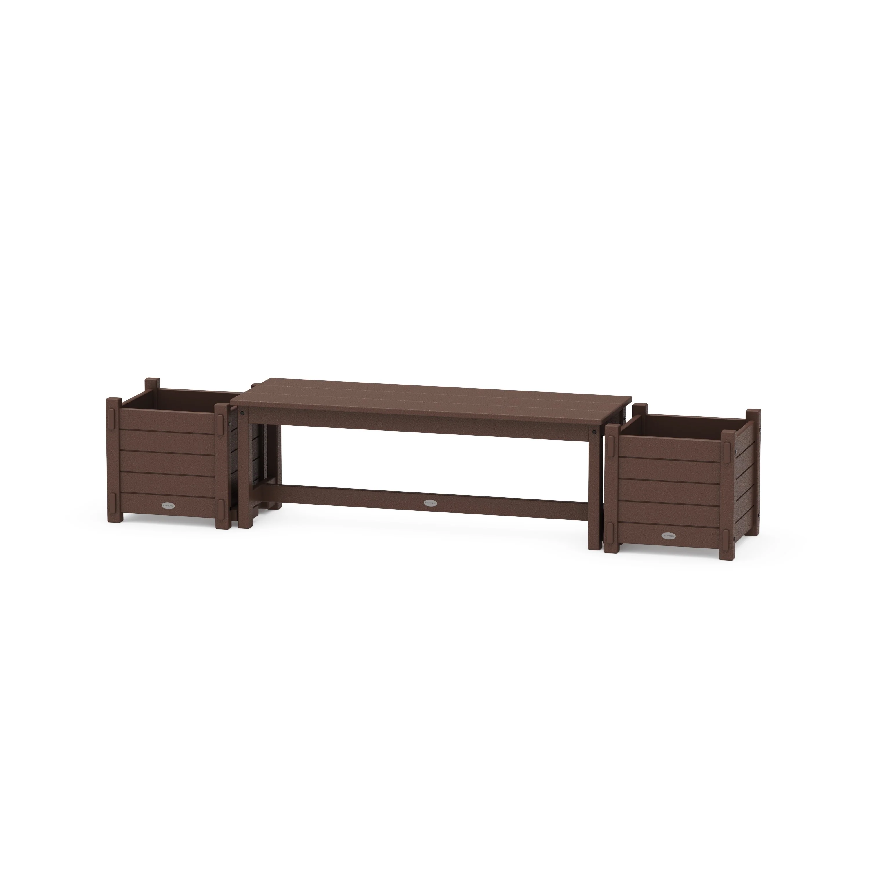 48" Nautical Straight Planter Bench Set - Image 8