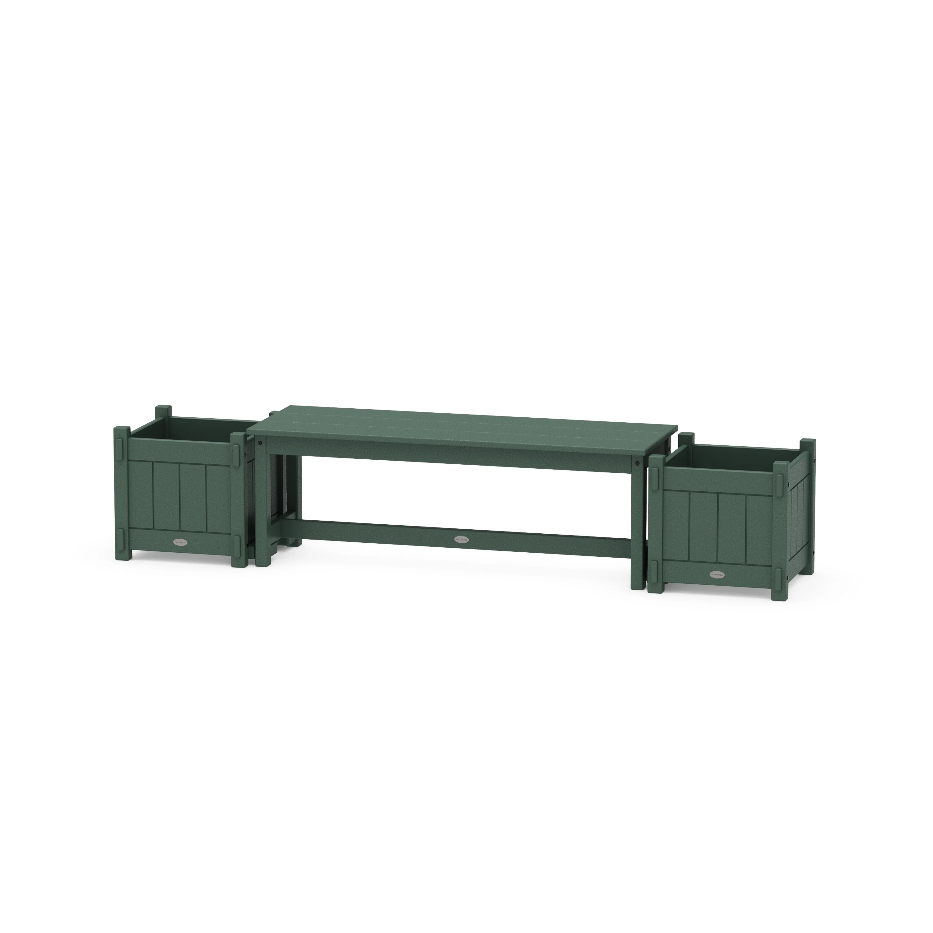 48" Vineyard Straight Planter Bench Set - Image 6