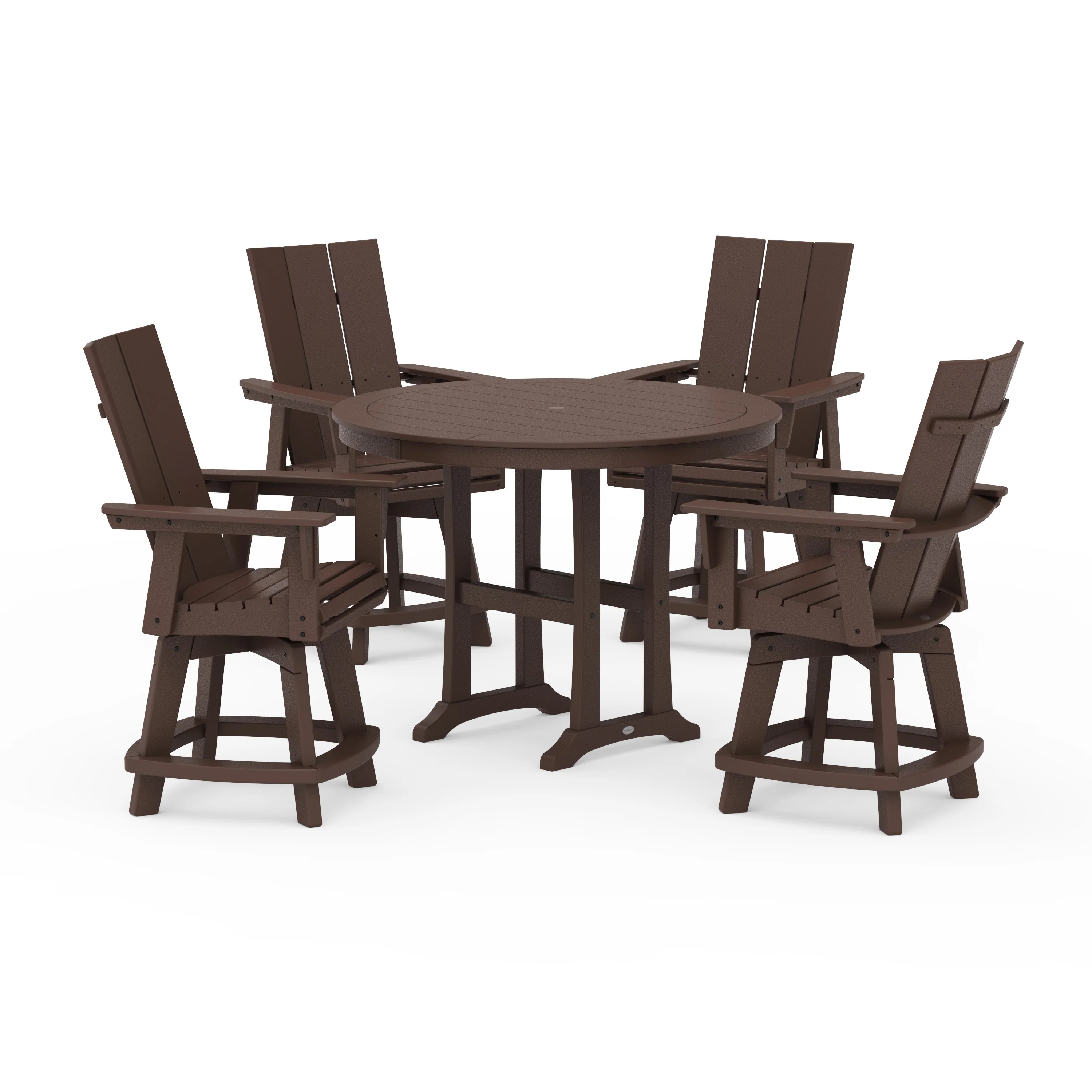 5-Piece Modern Swivel Counter Set - Image 5