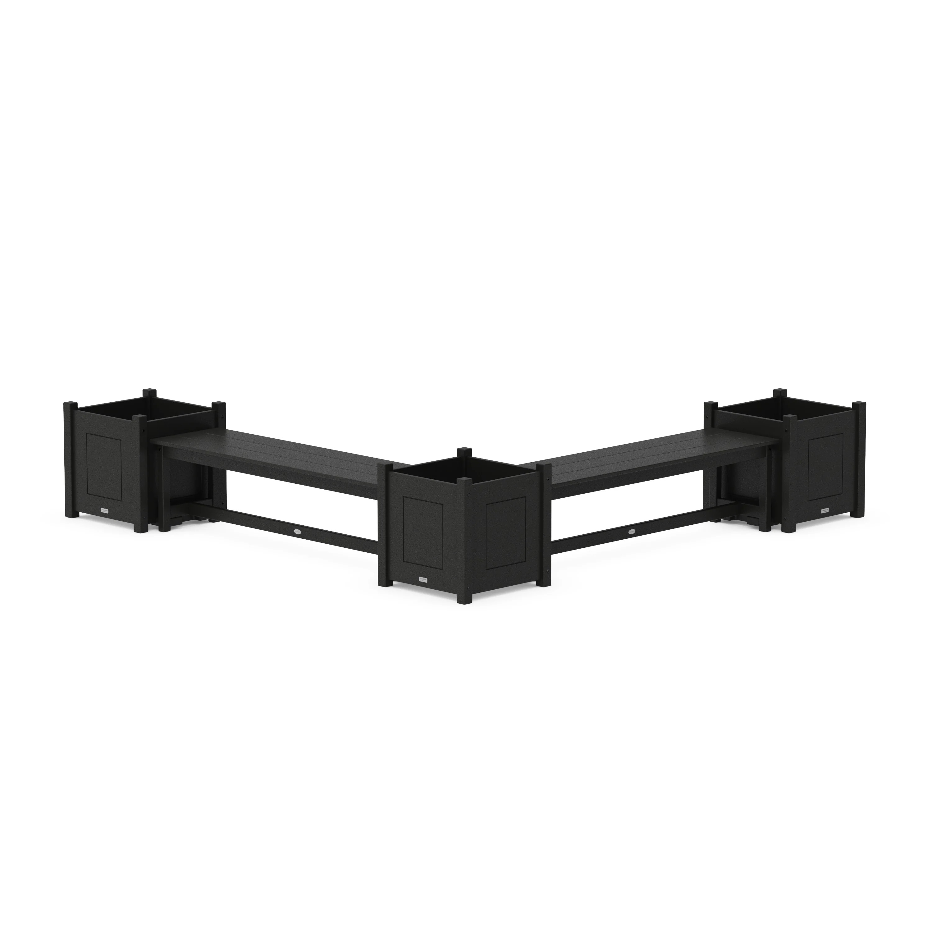 60" Country Living L- Shaped Planter Bench Corner Set - Large - Image 4