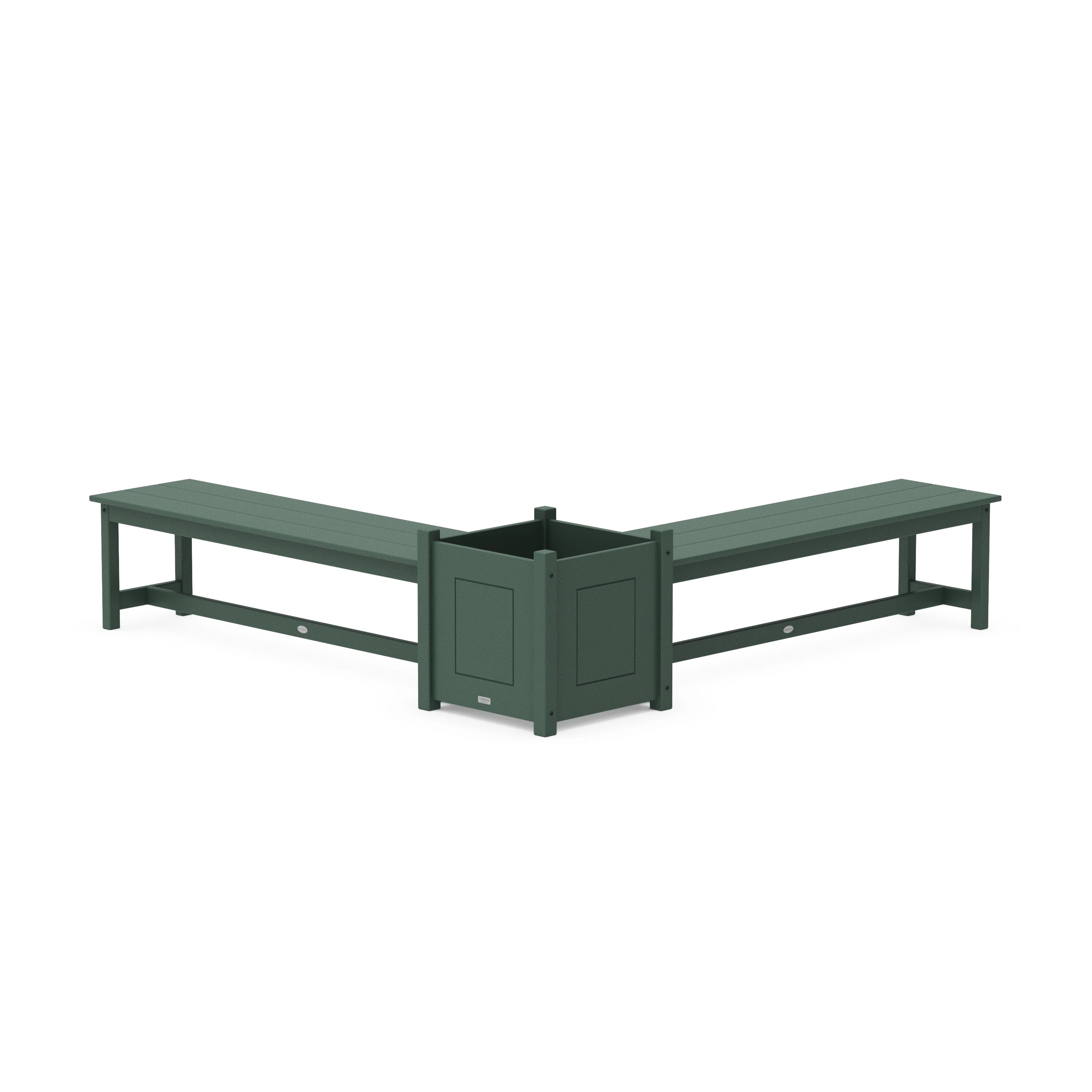 60" Country Living L- Shaped Planter Bench Set- Large - Image 3
