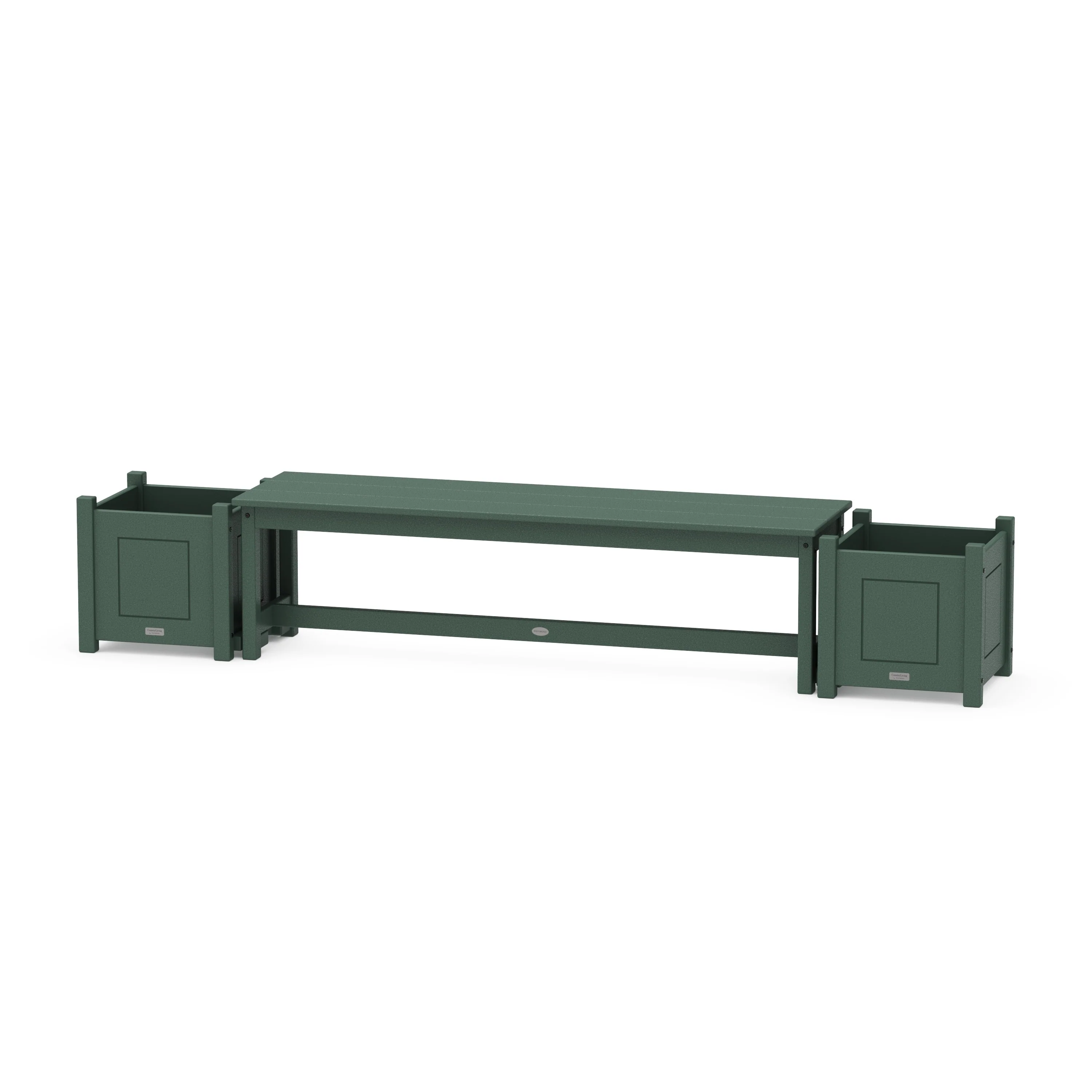 60" Country Living Straight Planter Bench Set - Image 3