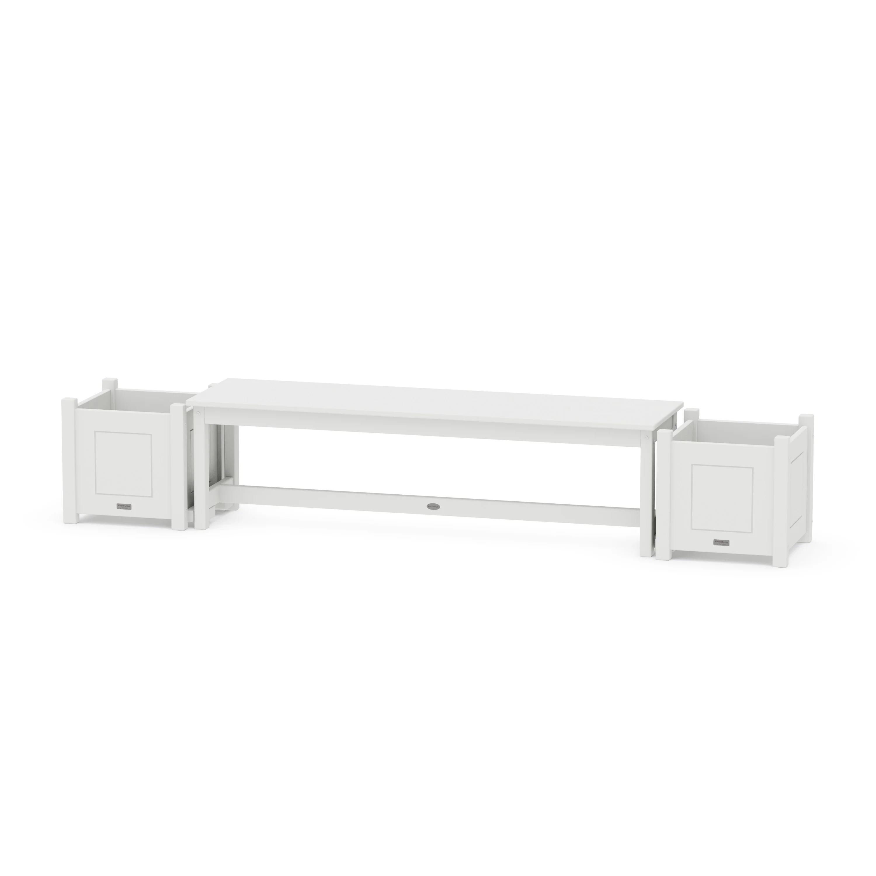 60" Country Living Straight Planter Bench Set - Image 6
