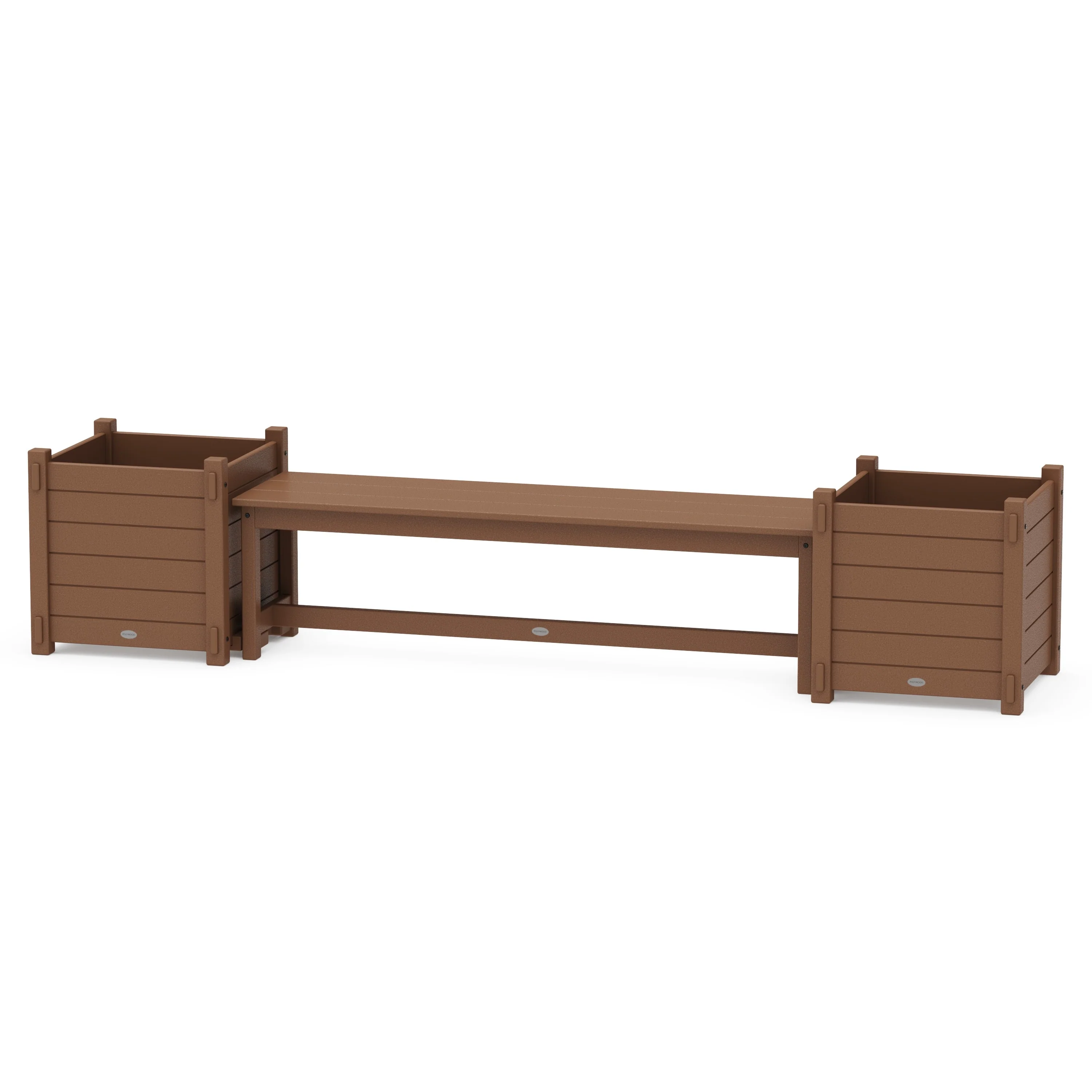 60" Nautical Straight Planter Bench Set - Large - Image 3
