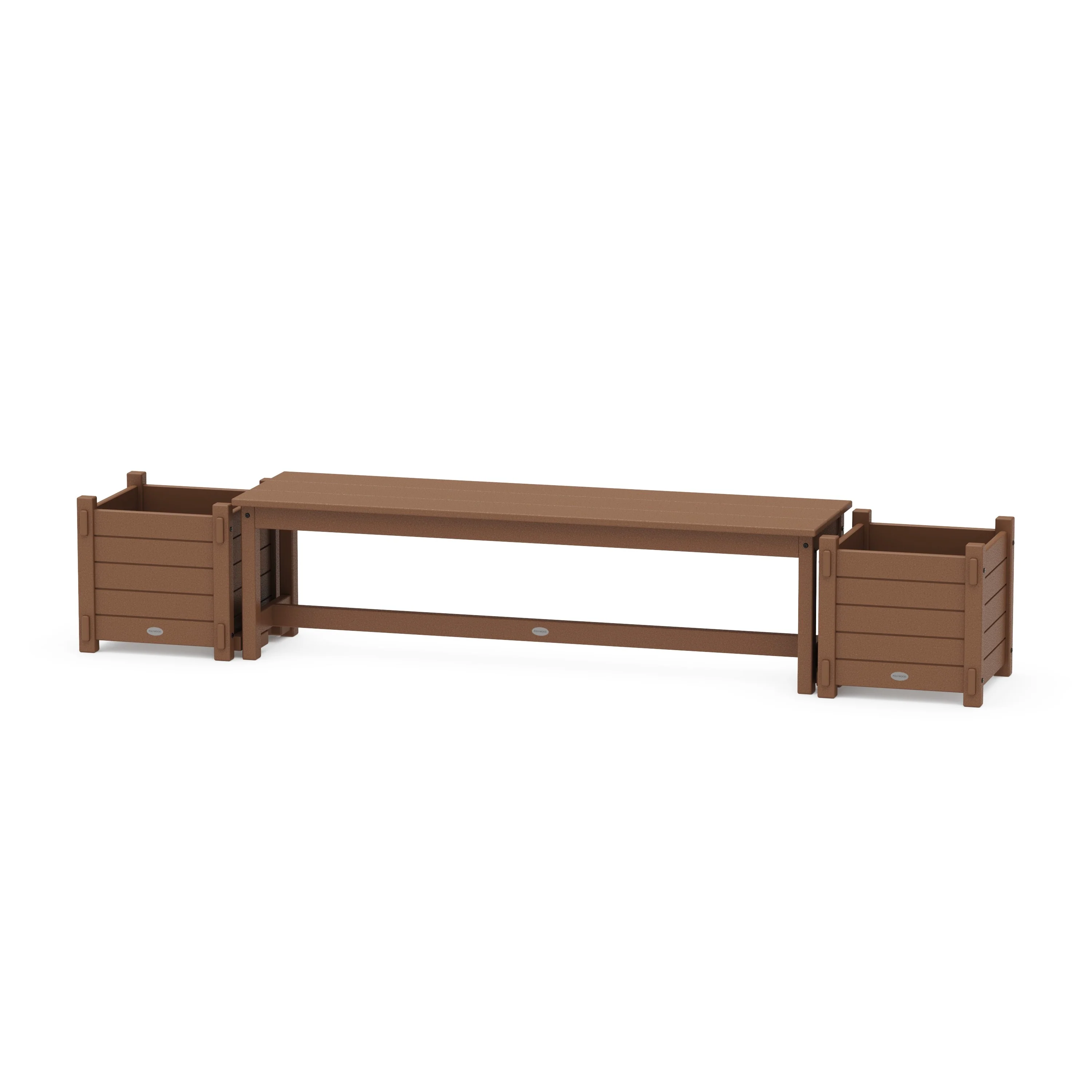 60" Nautical Straight Planter Bench Set - Image 3