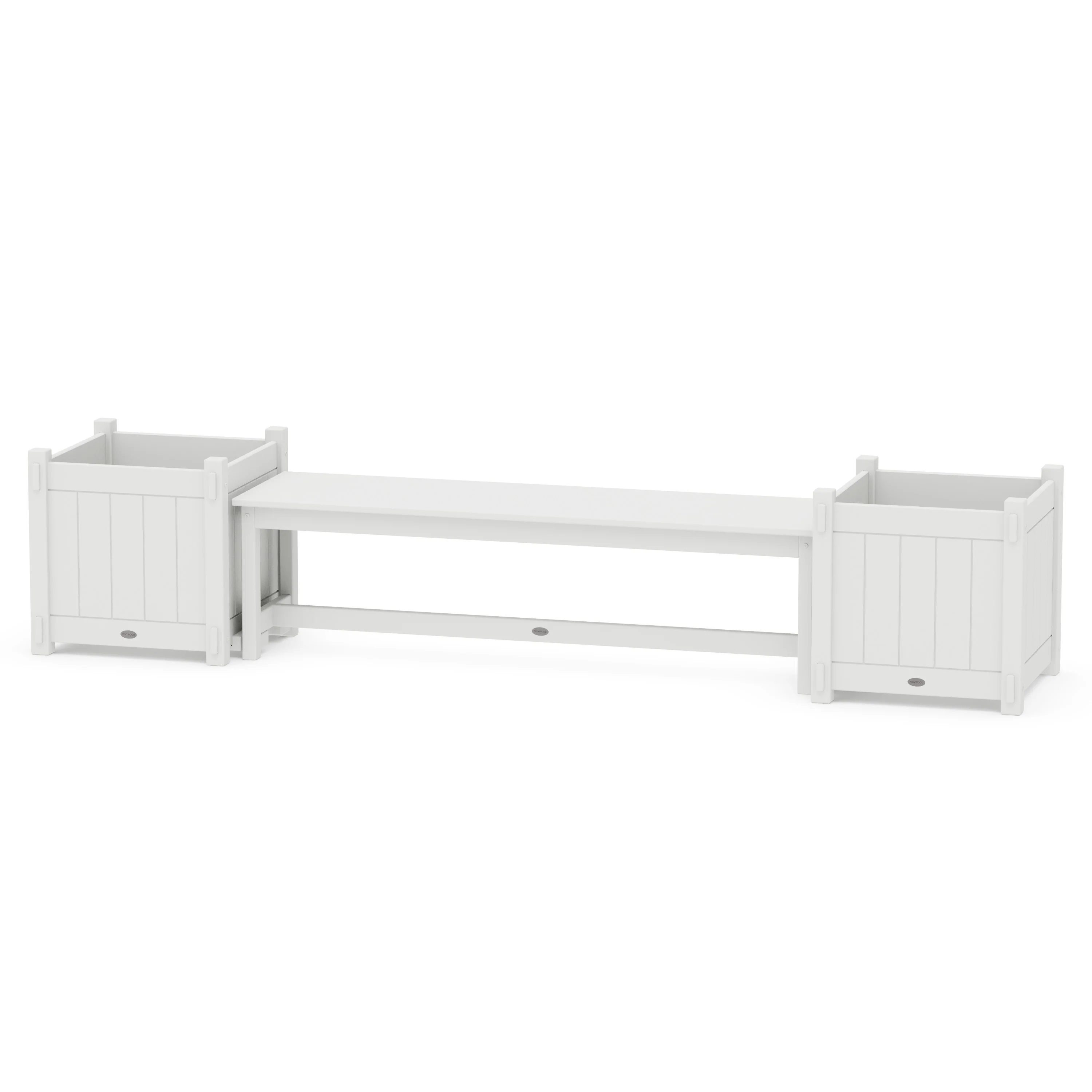 60" Vineyard Straight Planter Bench Set - Large - Image 2