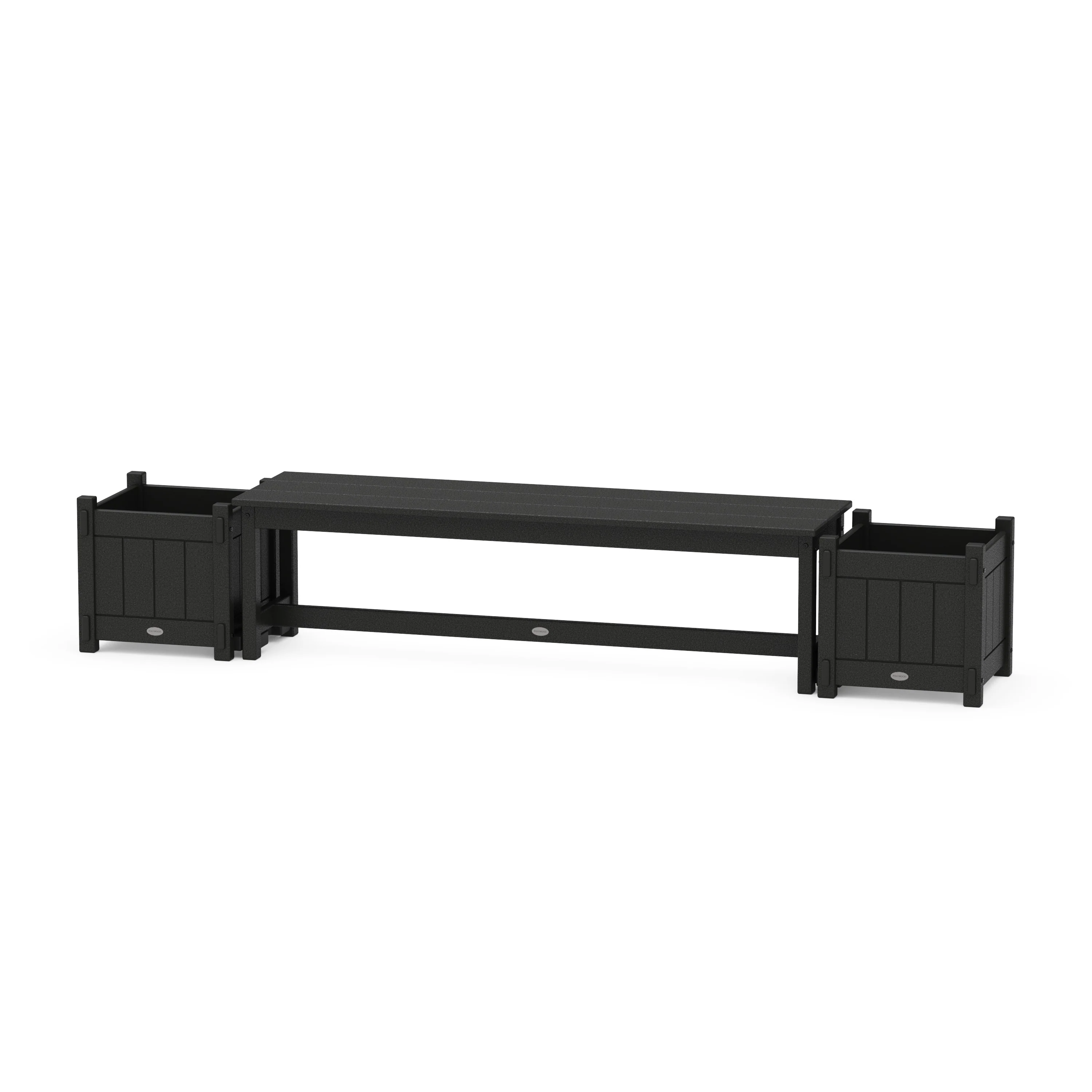 60" Vineyard Straight Planter Bench Set - Image 3