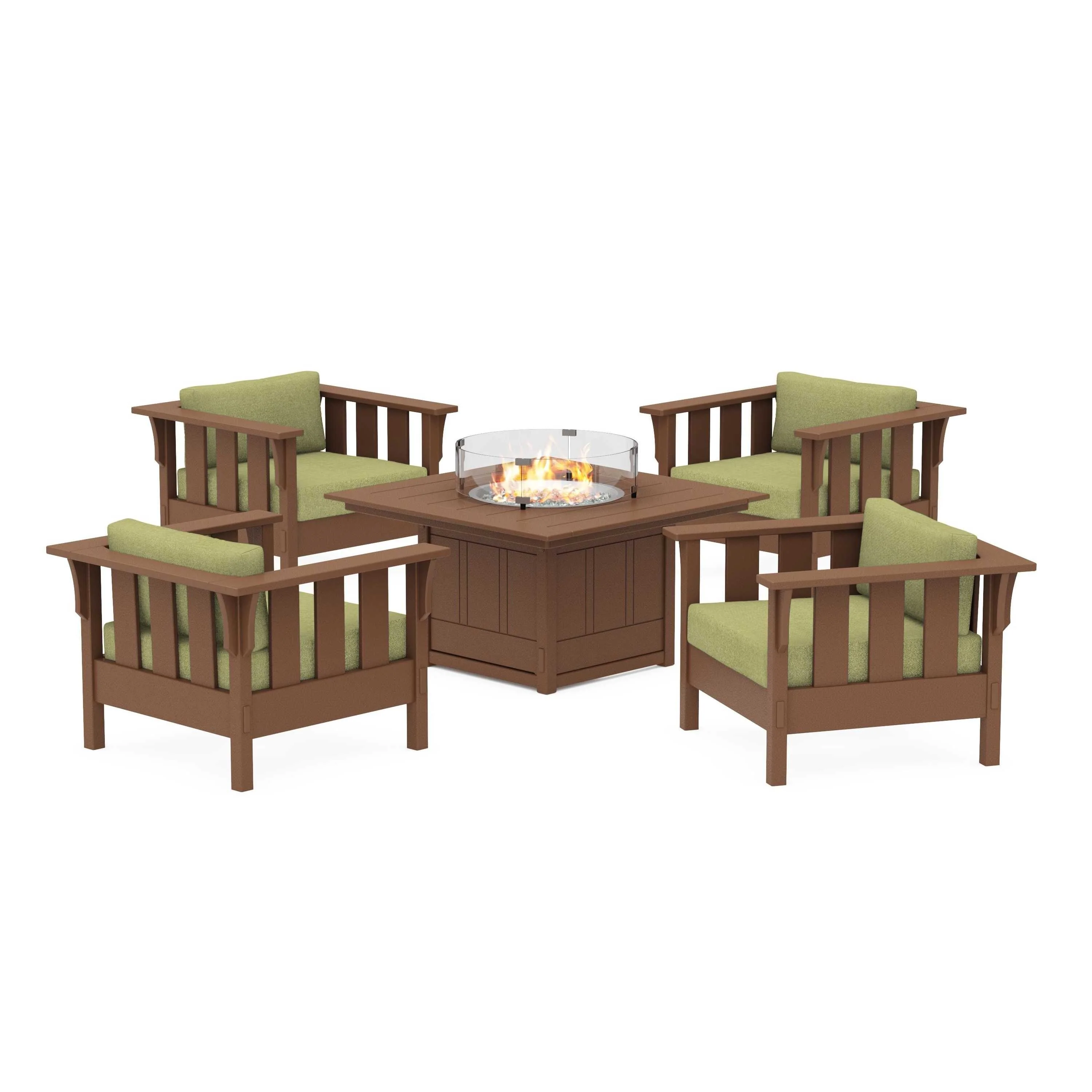 Acadia 5-Piece Deep Seating Set with Fire Pit Table - Image 104