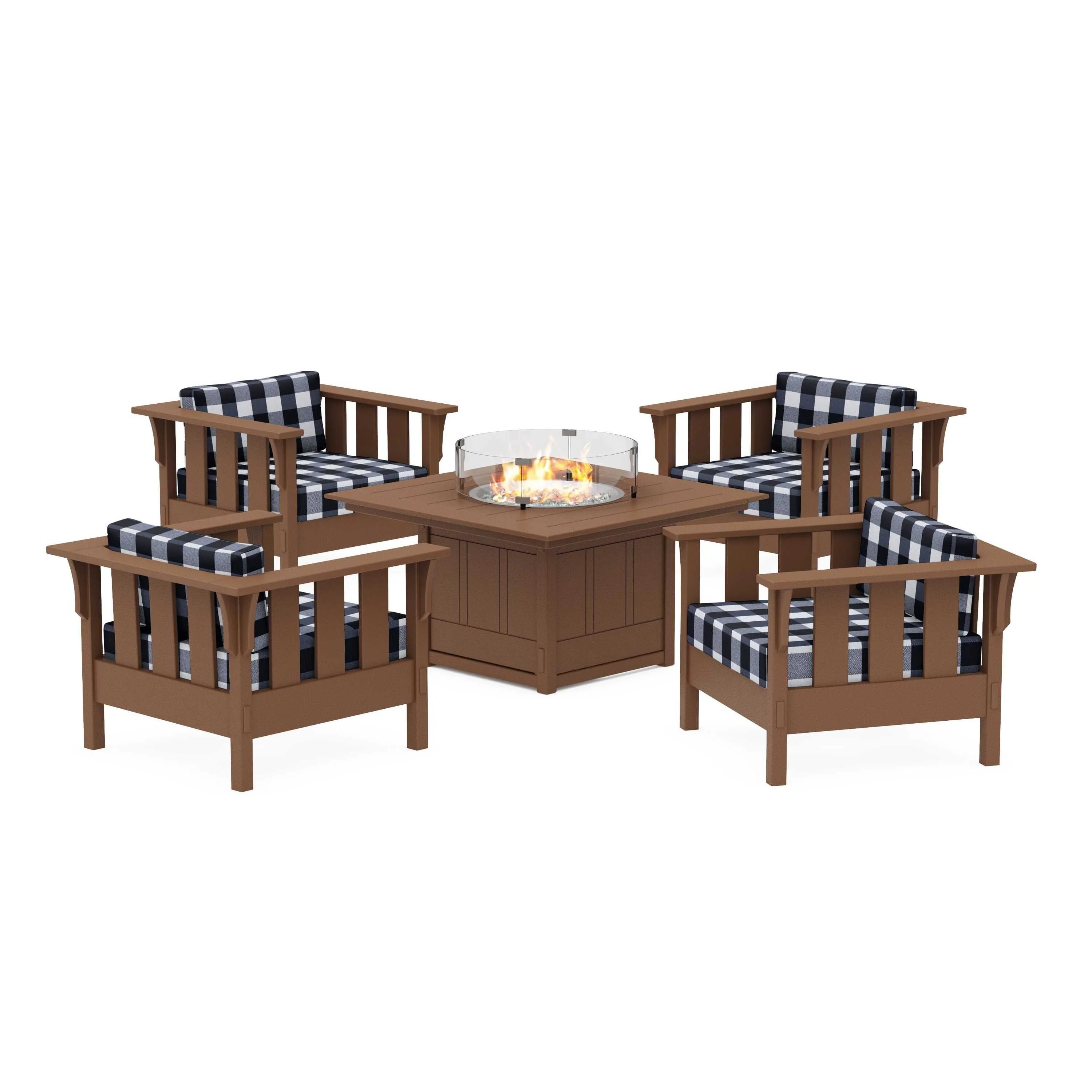 Acadia 5-Piece Deep Seating Set with Fire Pit Table - Image 113