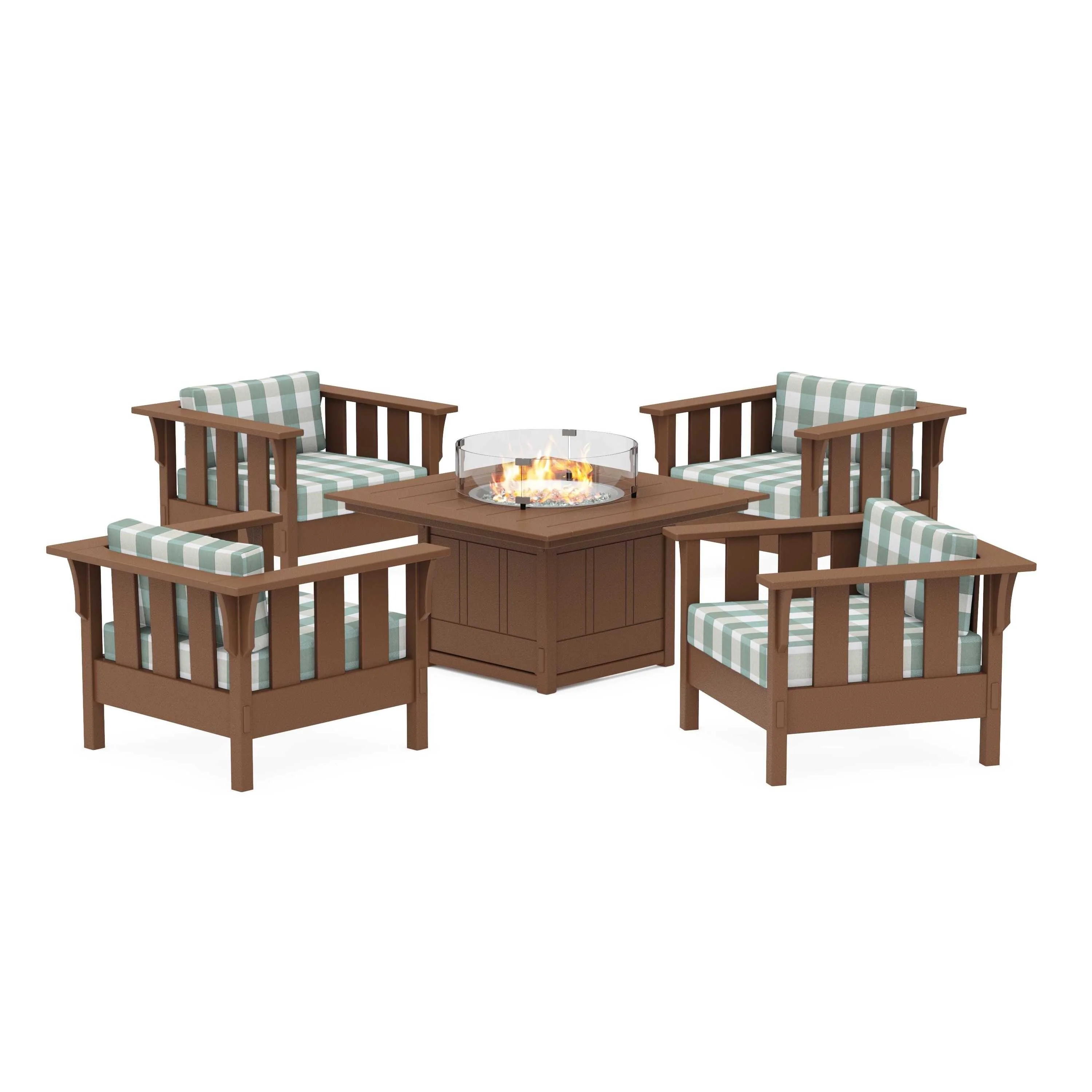 Acadia 5-Piece Deep Seating Set with Fire Pit Table - Image 118