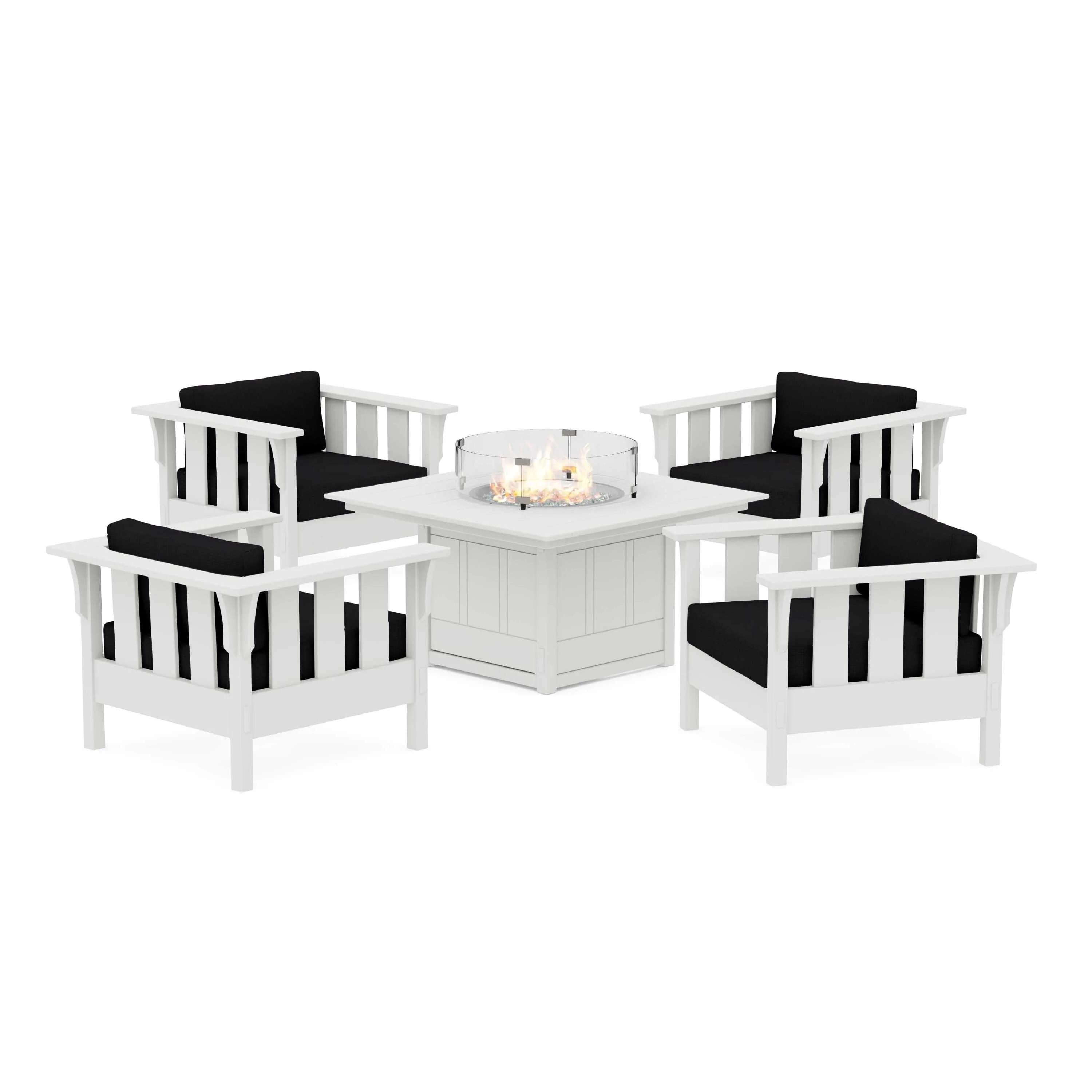 Acadia 5-Piece Deep Seating Set with Fire Pit Table - Image 120