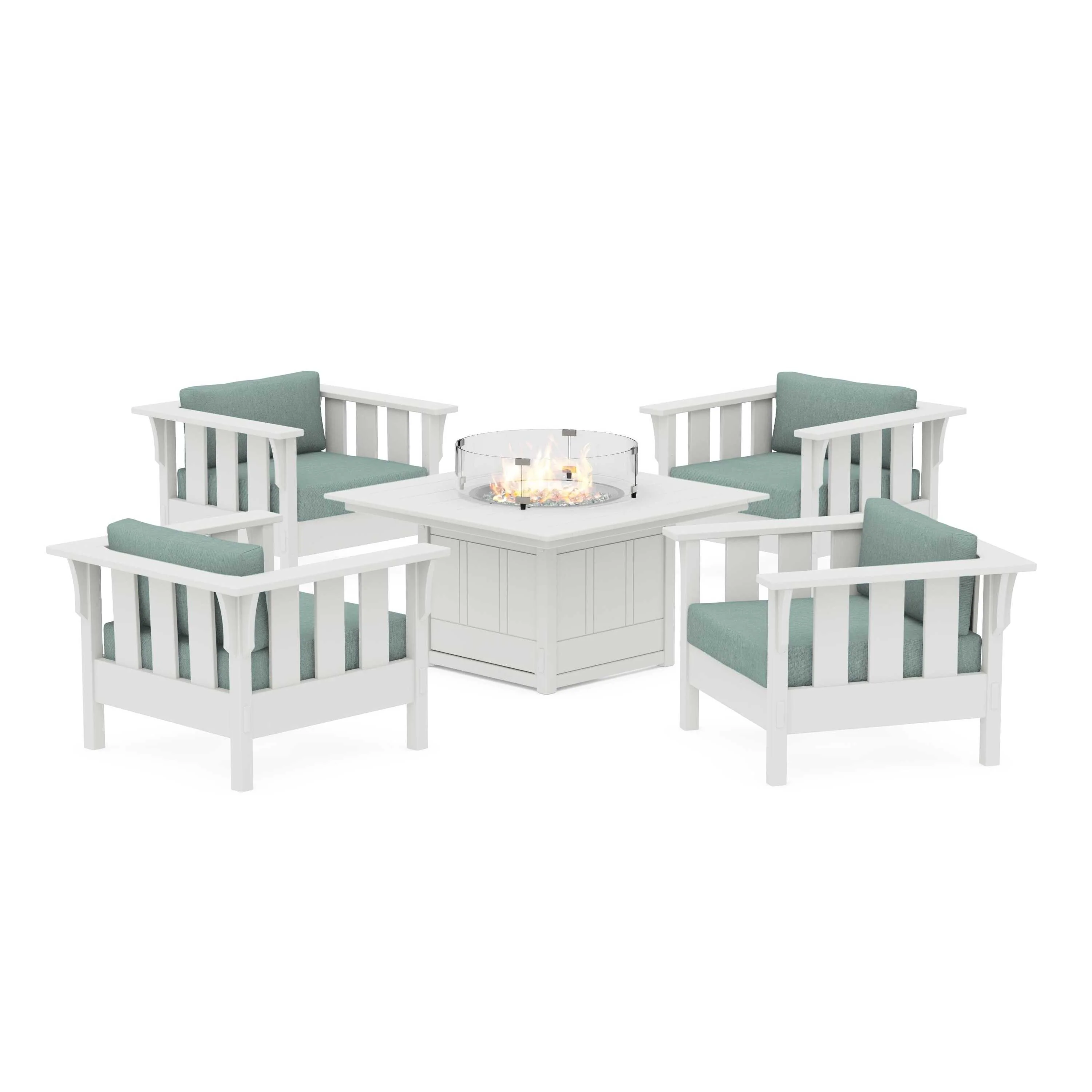 Acadia 5-Piece Deep Seating Set with Fire Pit Table - Image 122