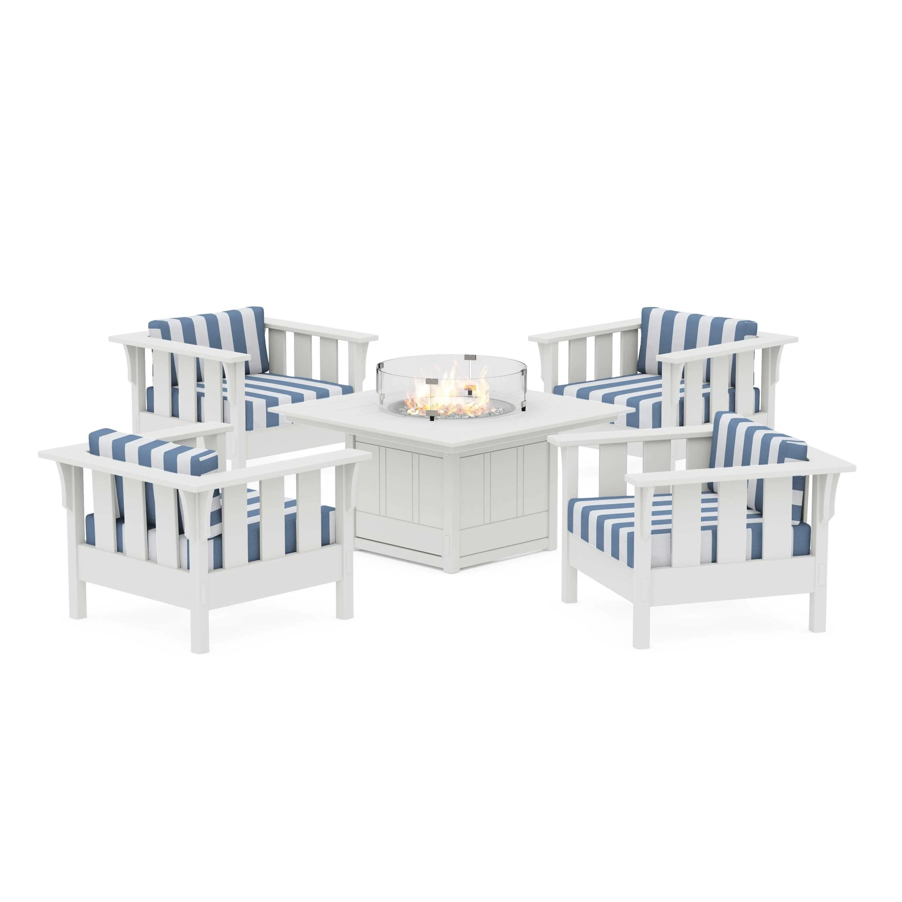 Acadia 5-Piece Deep Seating Set with Fire Pit Table - Image 127