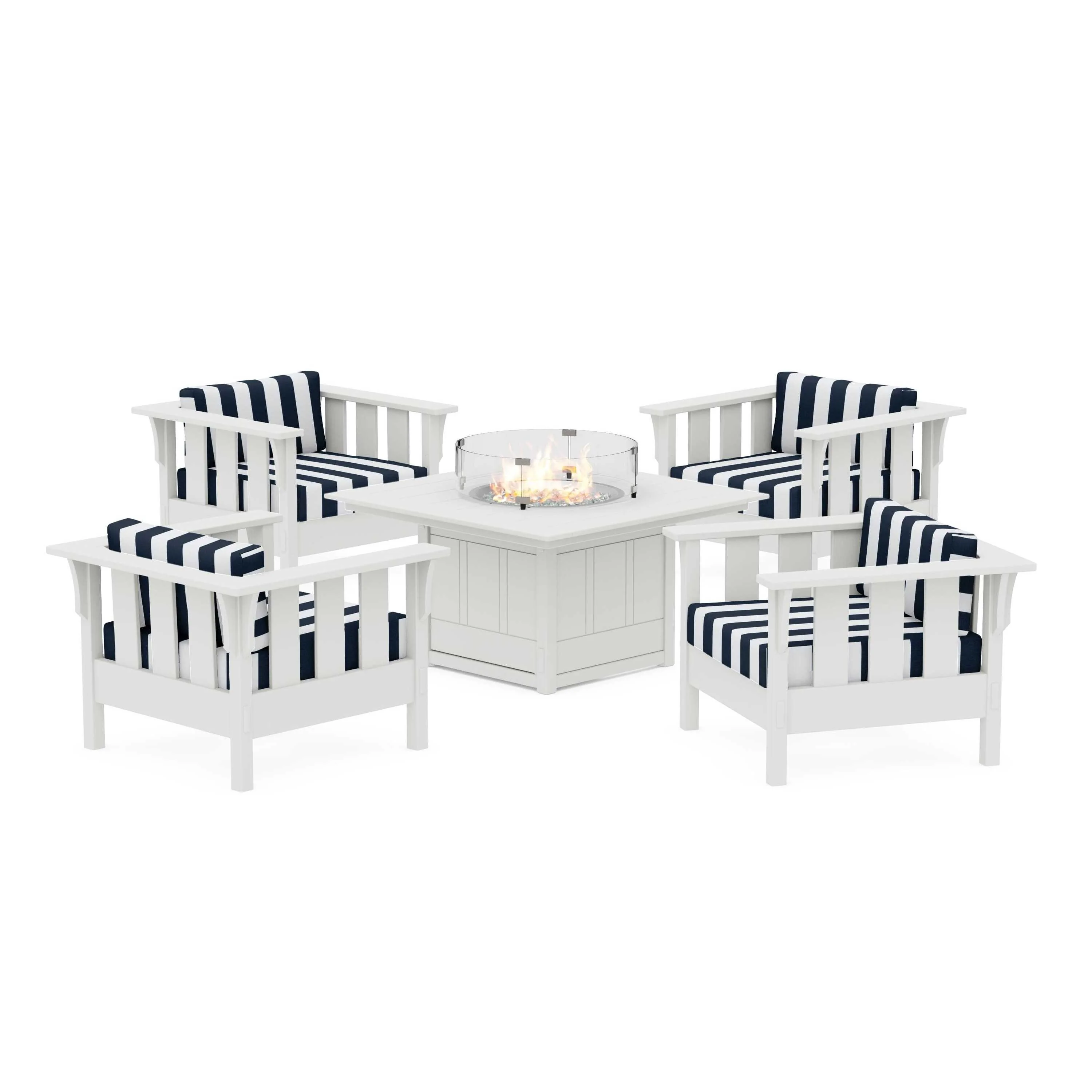 Acadia 5-Piece Deep Seating Set with Fire Pit Table - Image 128