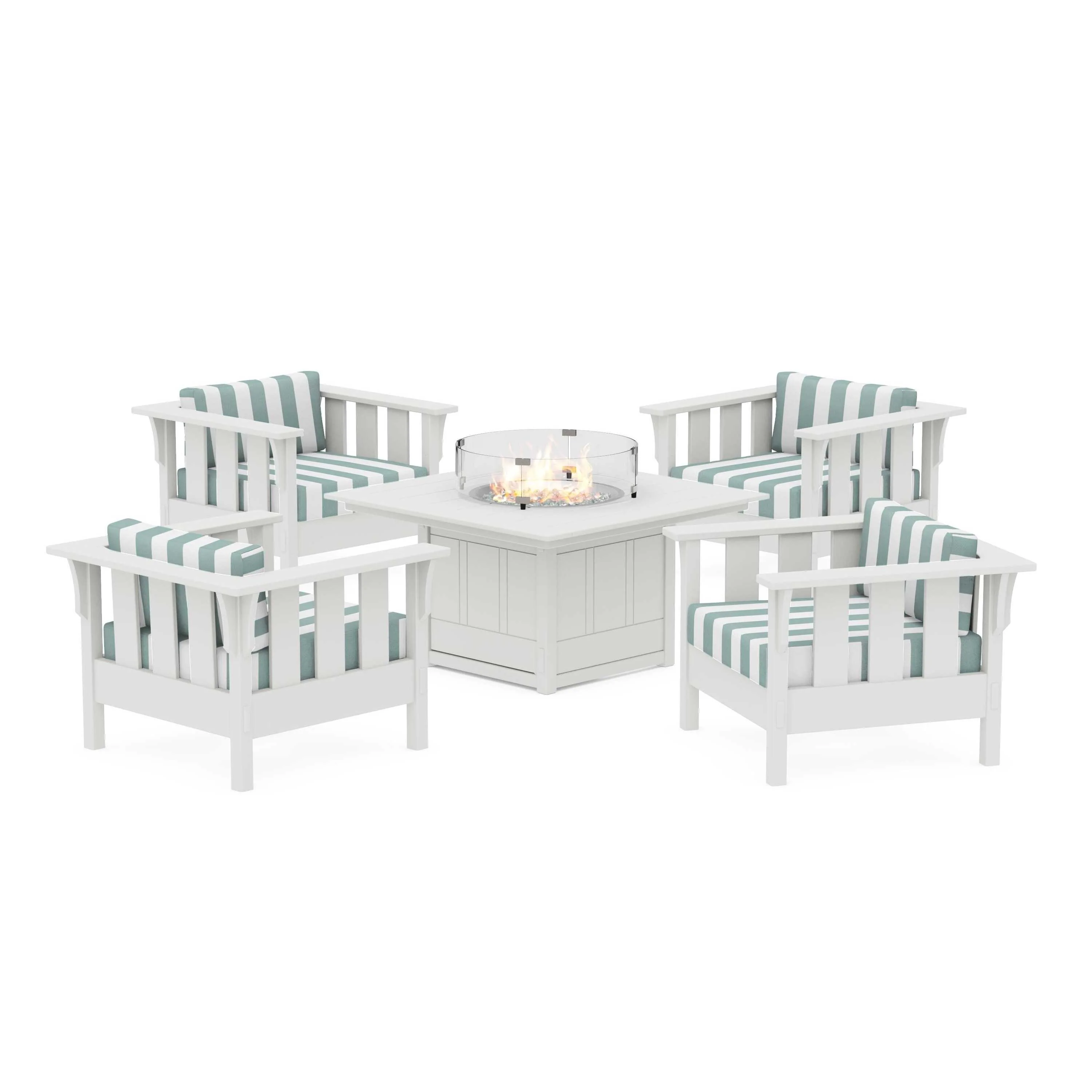 Acadia 5-Piece Deep Seating Set with Fire Pit Table - Image 131