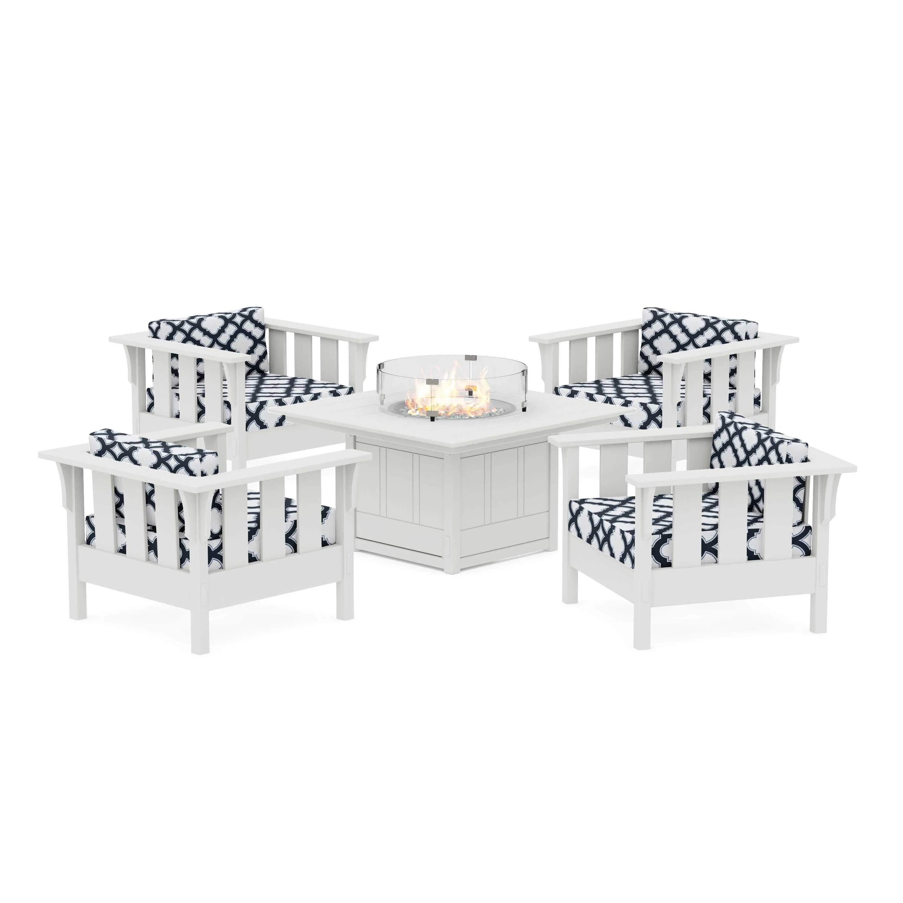 Acadia 5-Piece Deep Seating Set with Fire Pit Table - Image 132