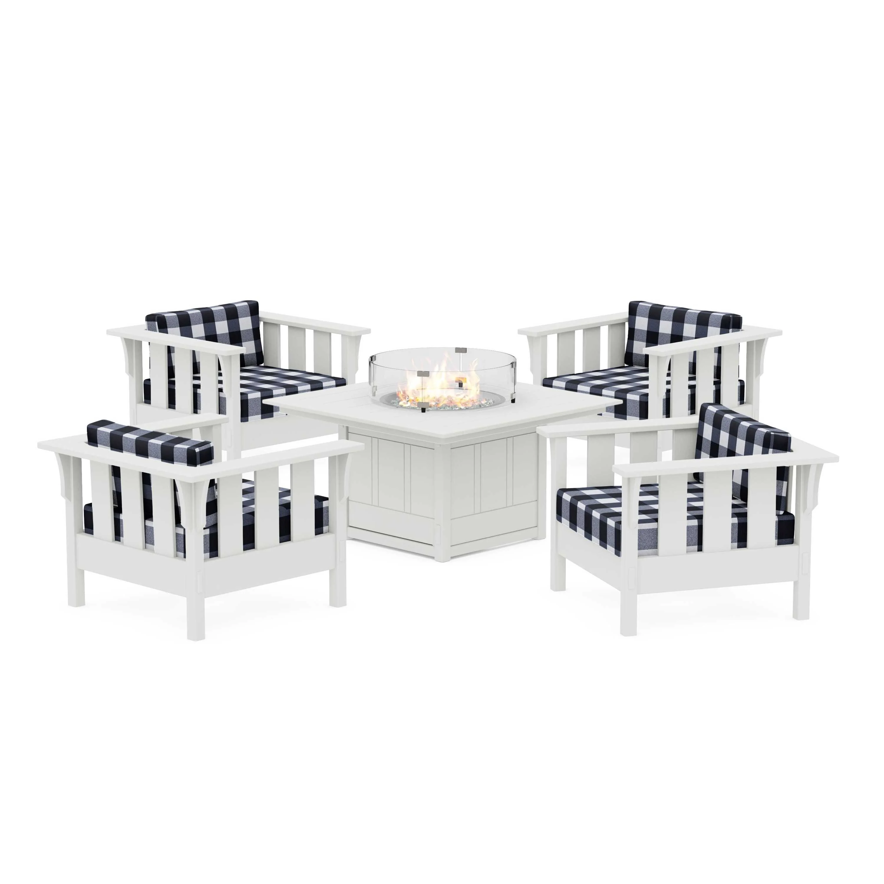 Acadia 5-Piece Deep Seating Set with Fire Pit Table - Image 133