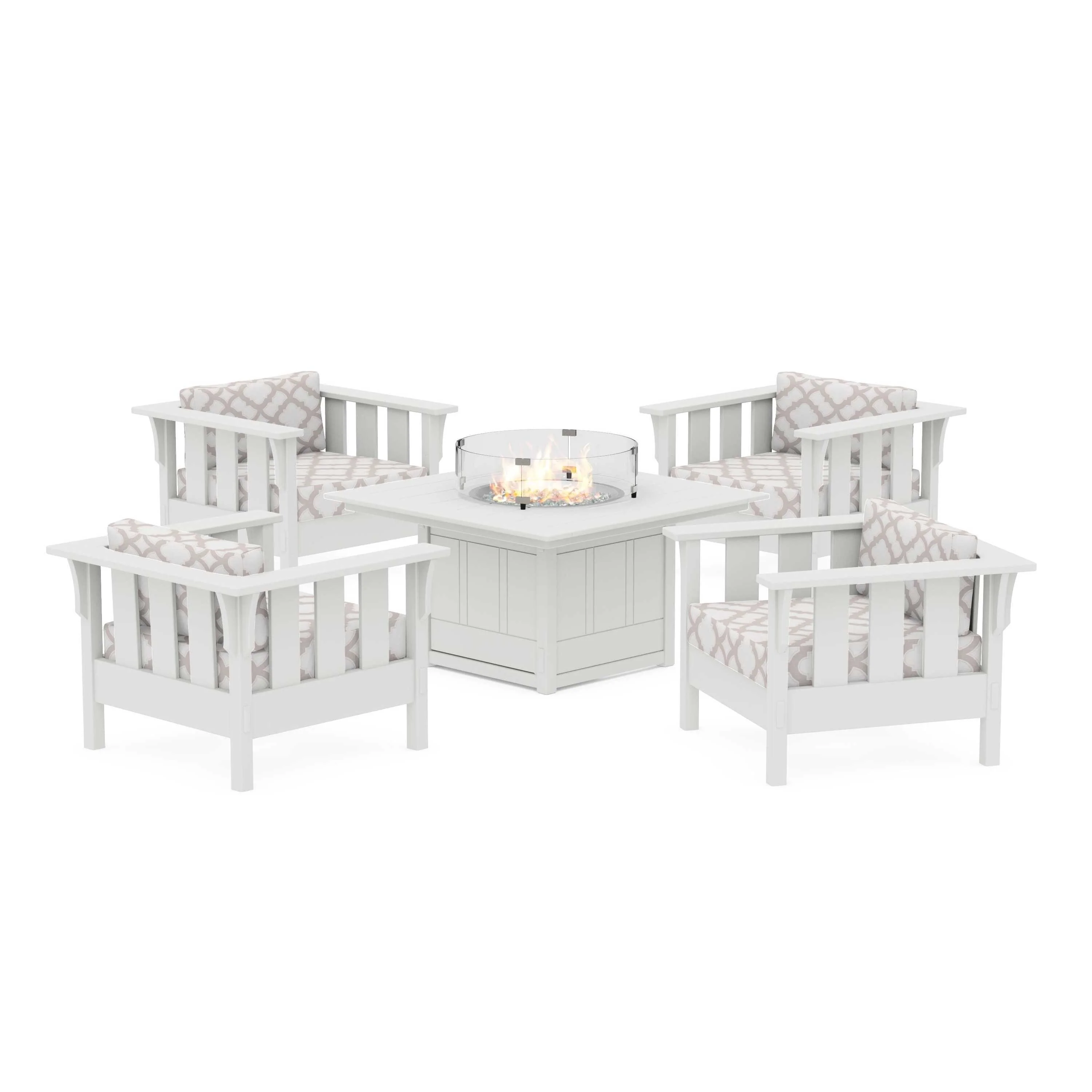 Acadia 5-Piece Deep Seating Set with Fire Pit Table - Image 137