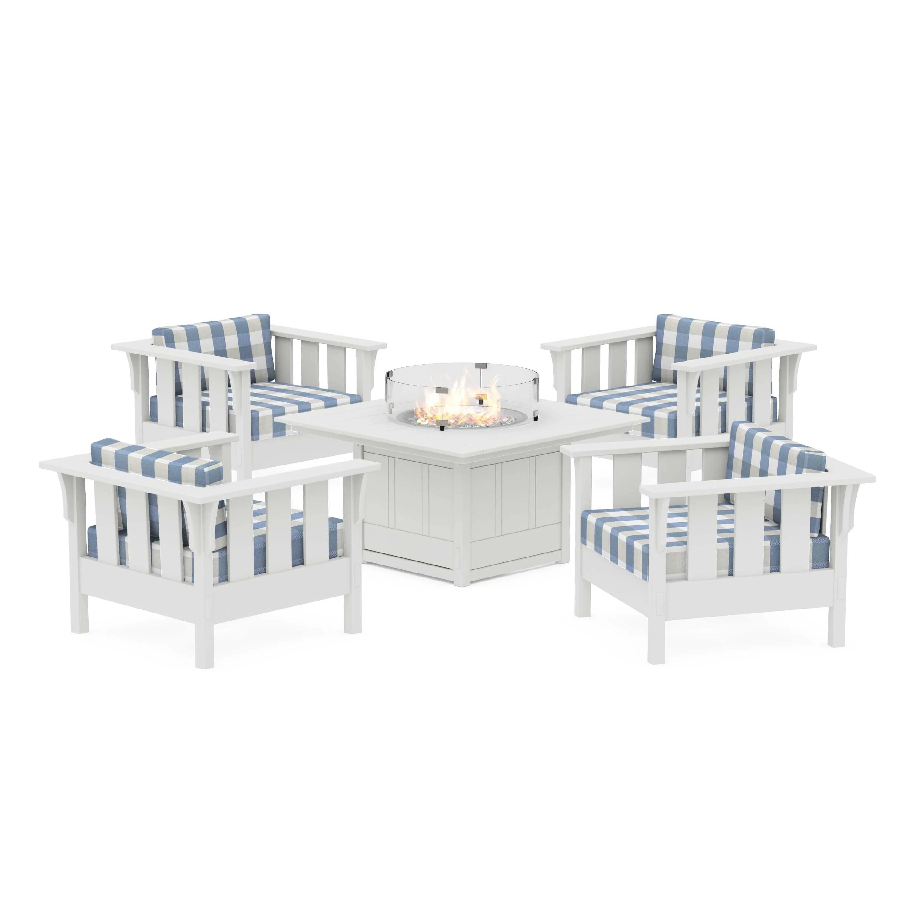Acadia 5-Piece Deep Seating Set with Fire Pit Table - Image 139