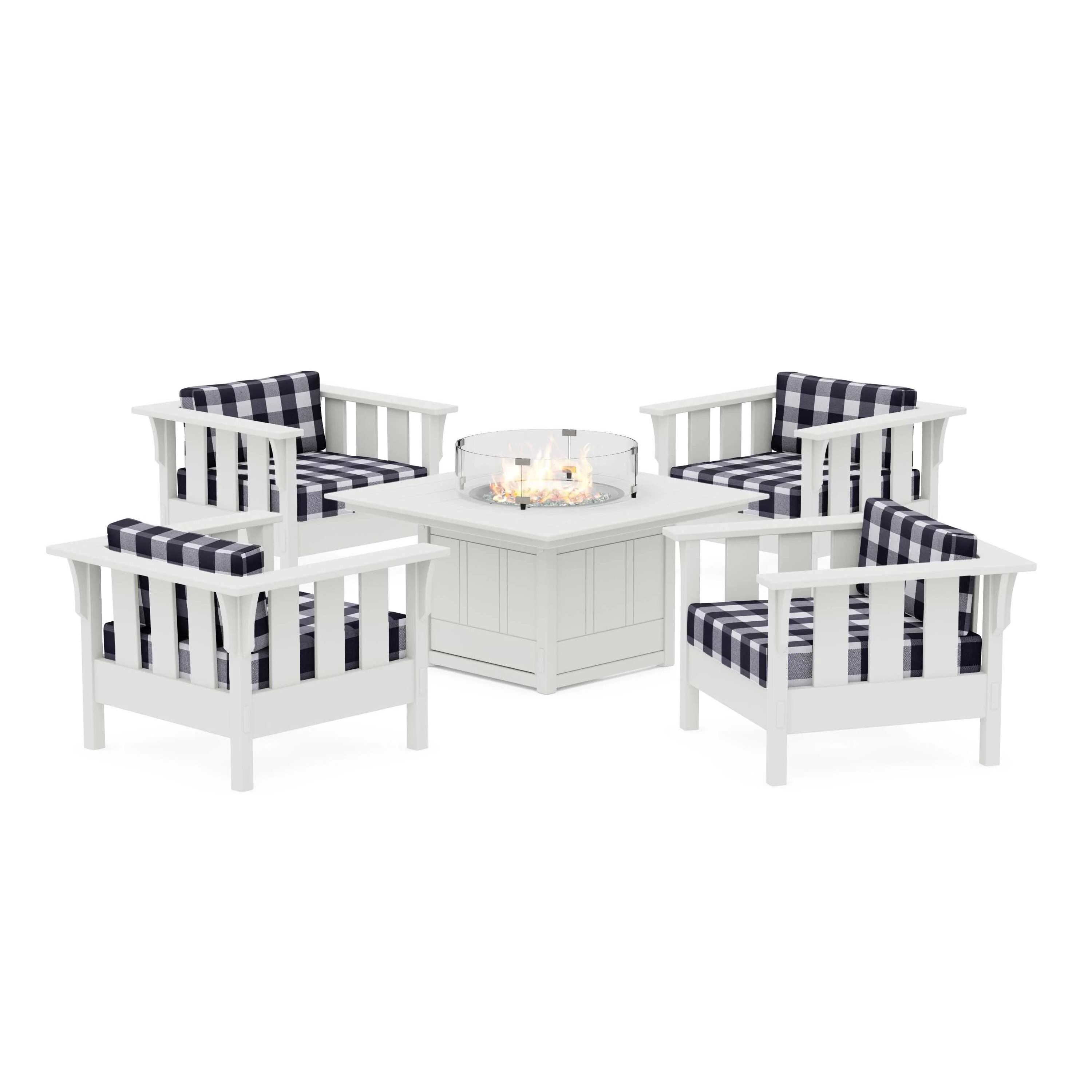 Acadia 5-Piece Deep Seating Set with Fire Pit Table - Image 143