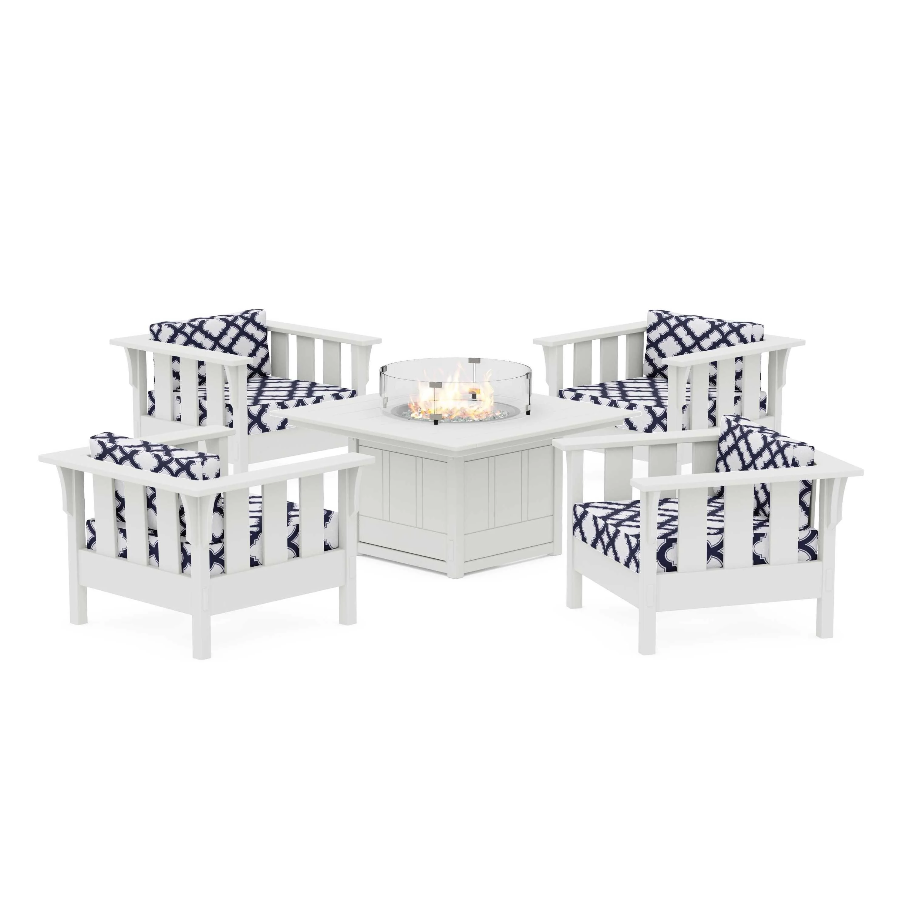 Acadia 5-Piece Deep Seating Set with Fire Pit Table - Image 145
