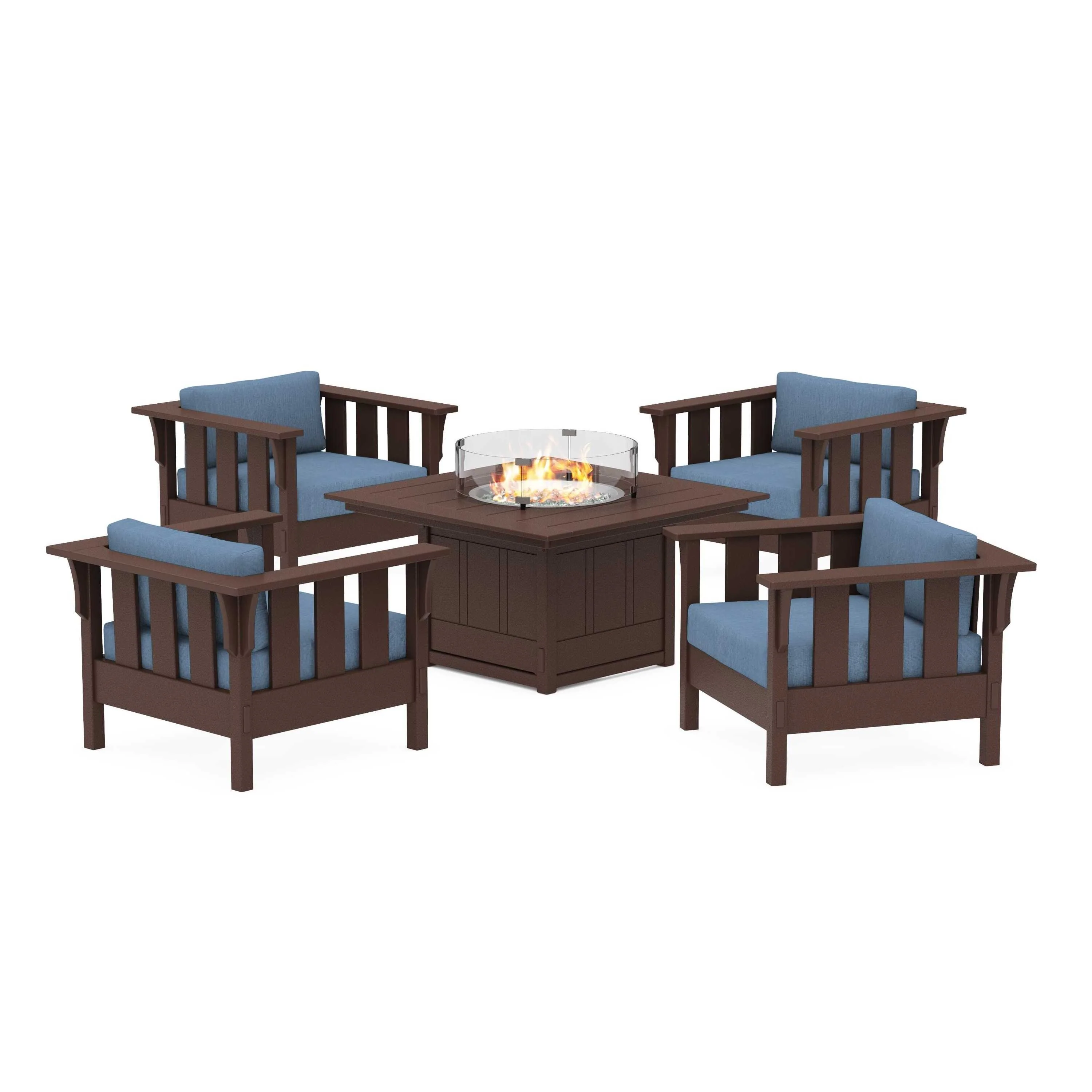 Acadia 5-Piece Deep Seating Set with Fire Pit Table - Image 165