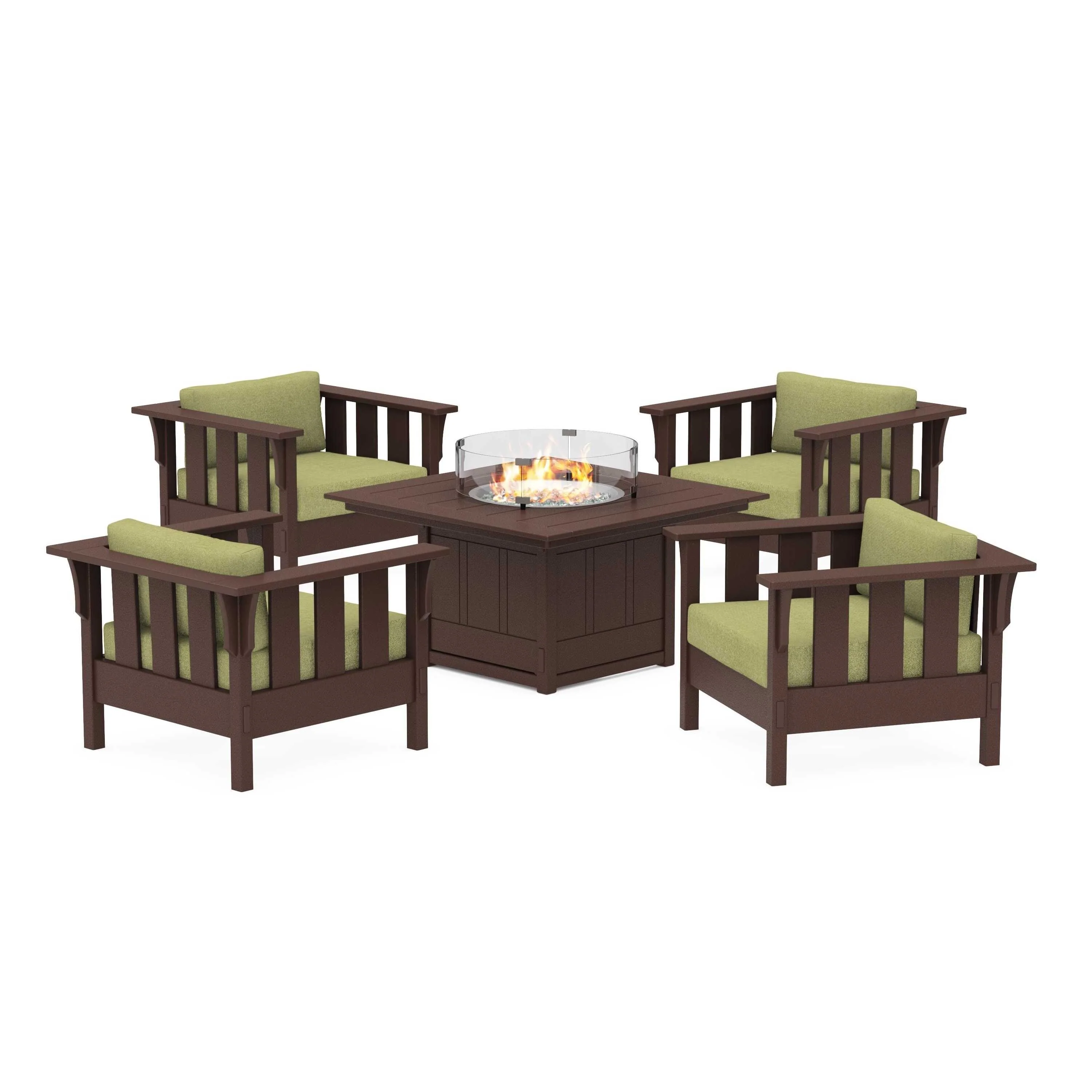 Acadia 5-Piece Deep Seating Set with Fire Pit Table - Image 166