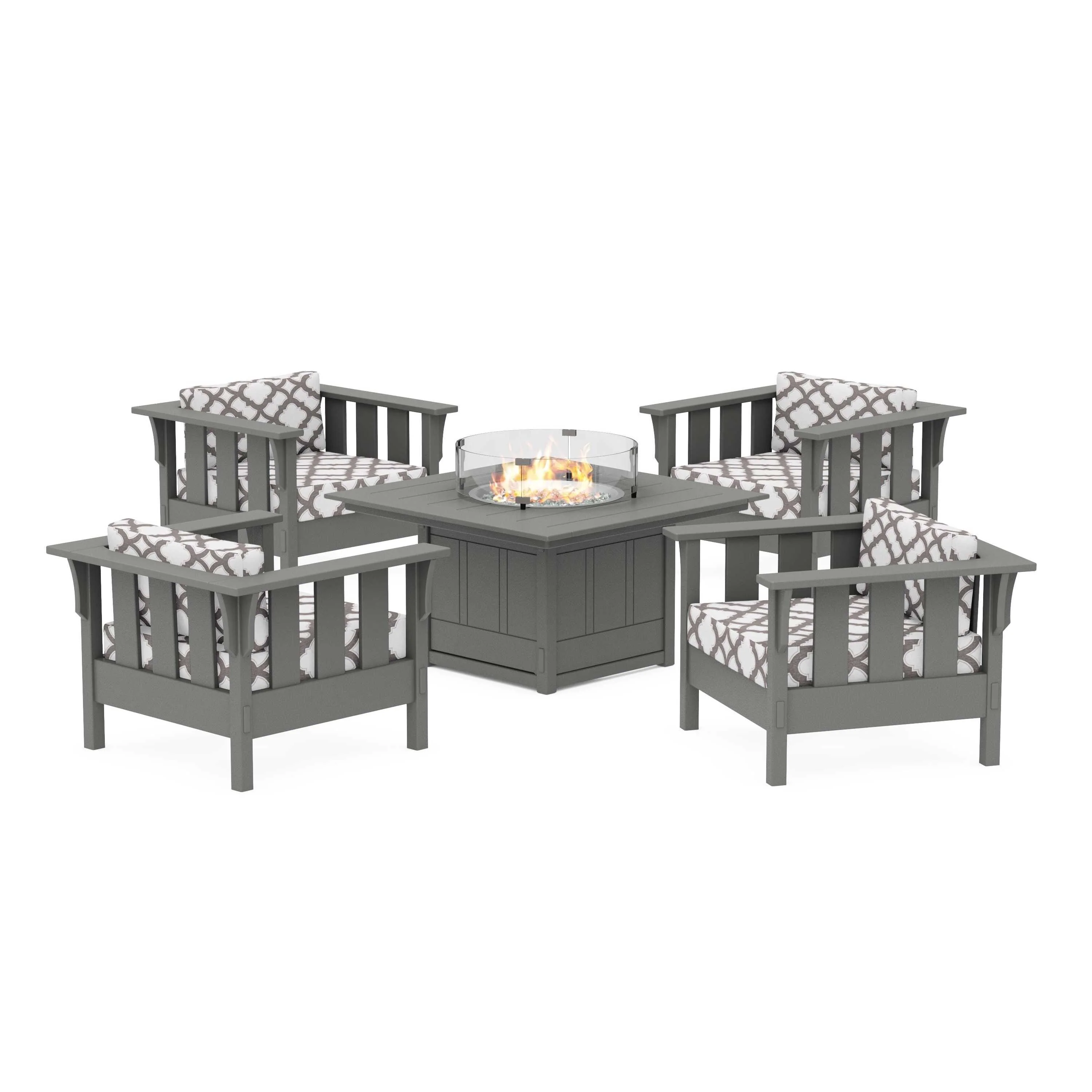 Acadia 5-Piece Deep Seating Set with Fire Pit Table - Image 199
