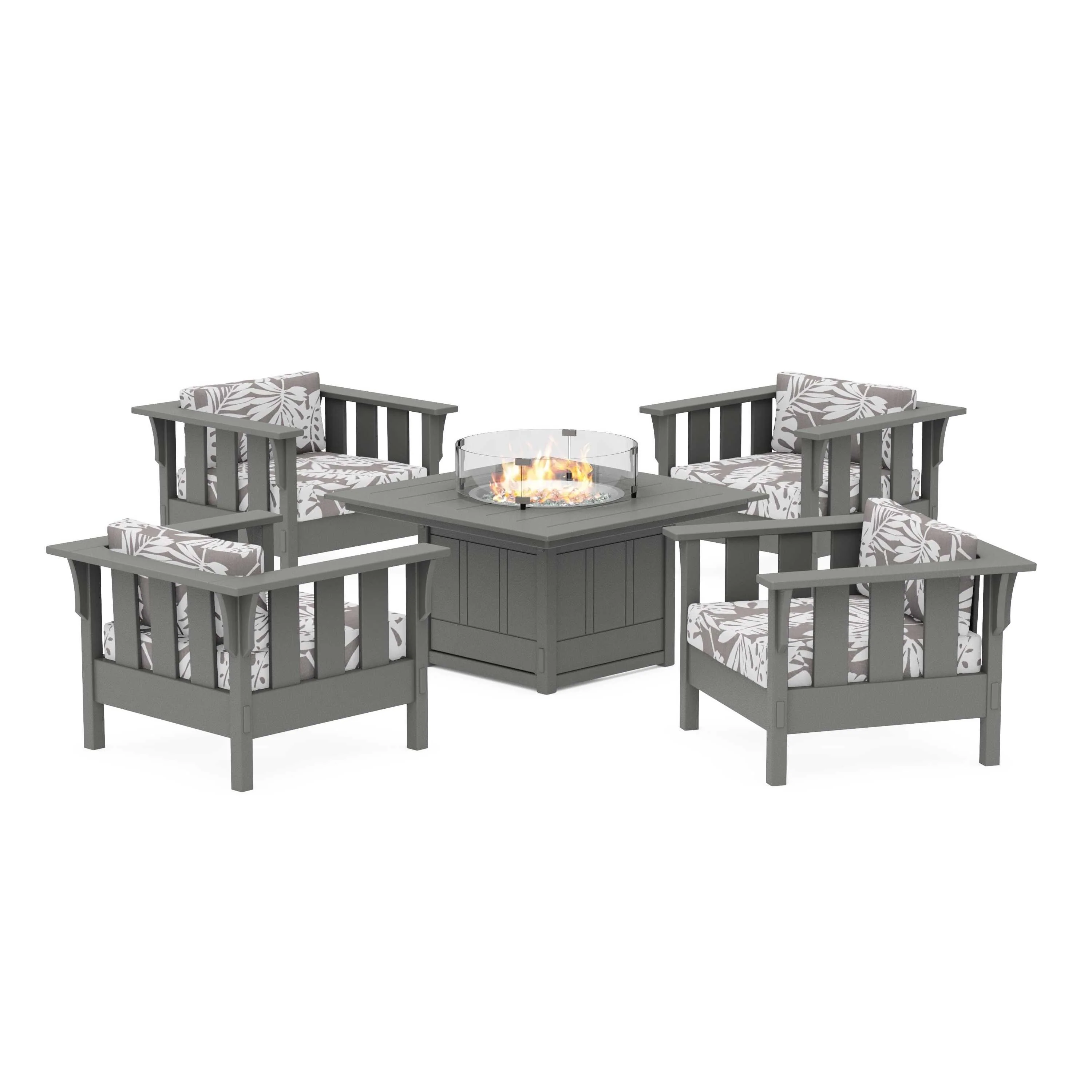Acadia 5-Piece Deep Seating Set with Fire Pit Table - Image 48