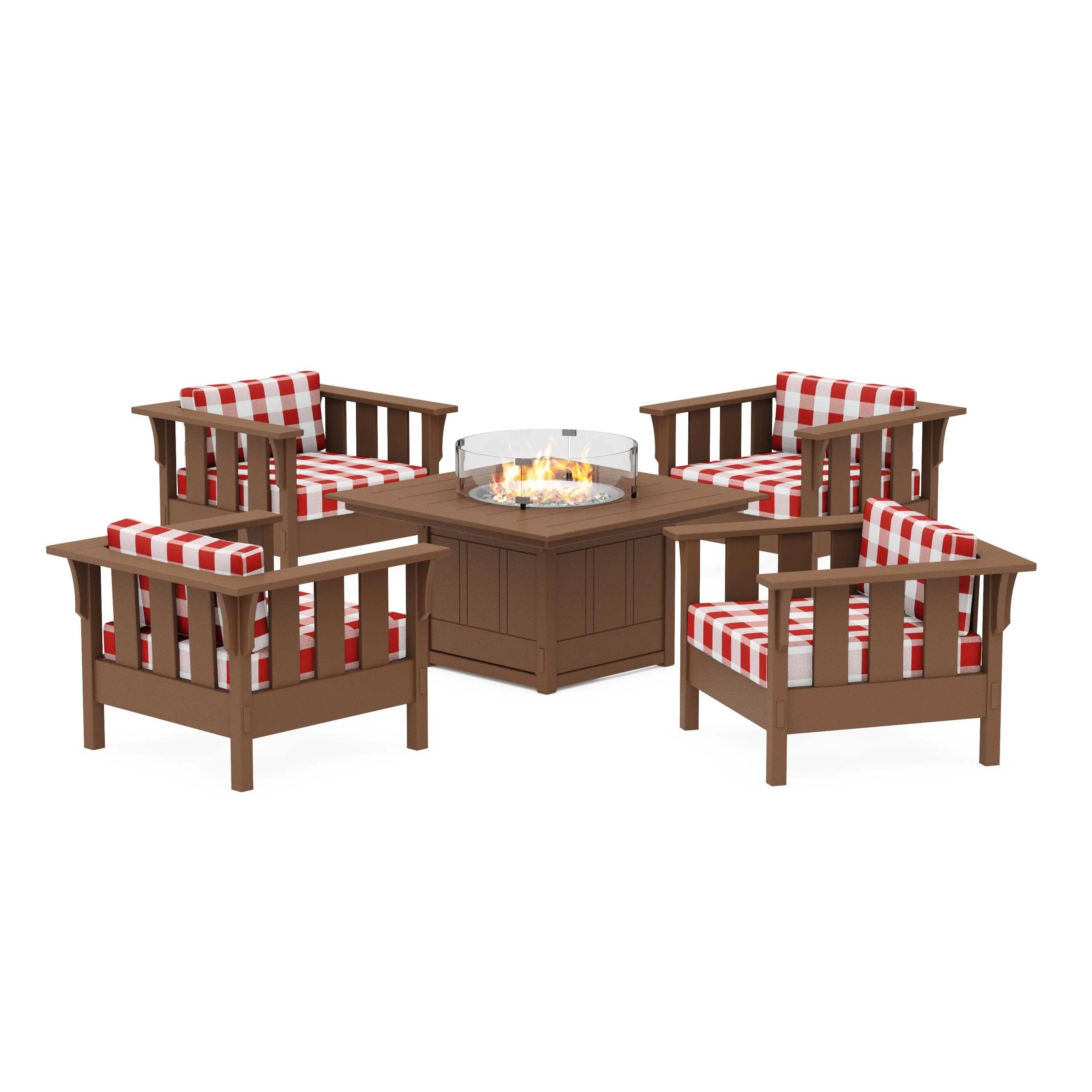 Acadia 5-Piece Deep Seating Set with Fire Pit Table - Image 52