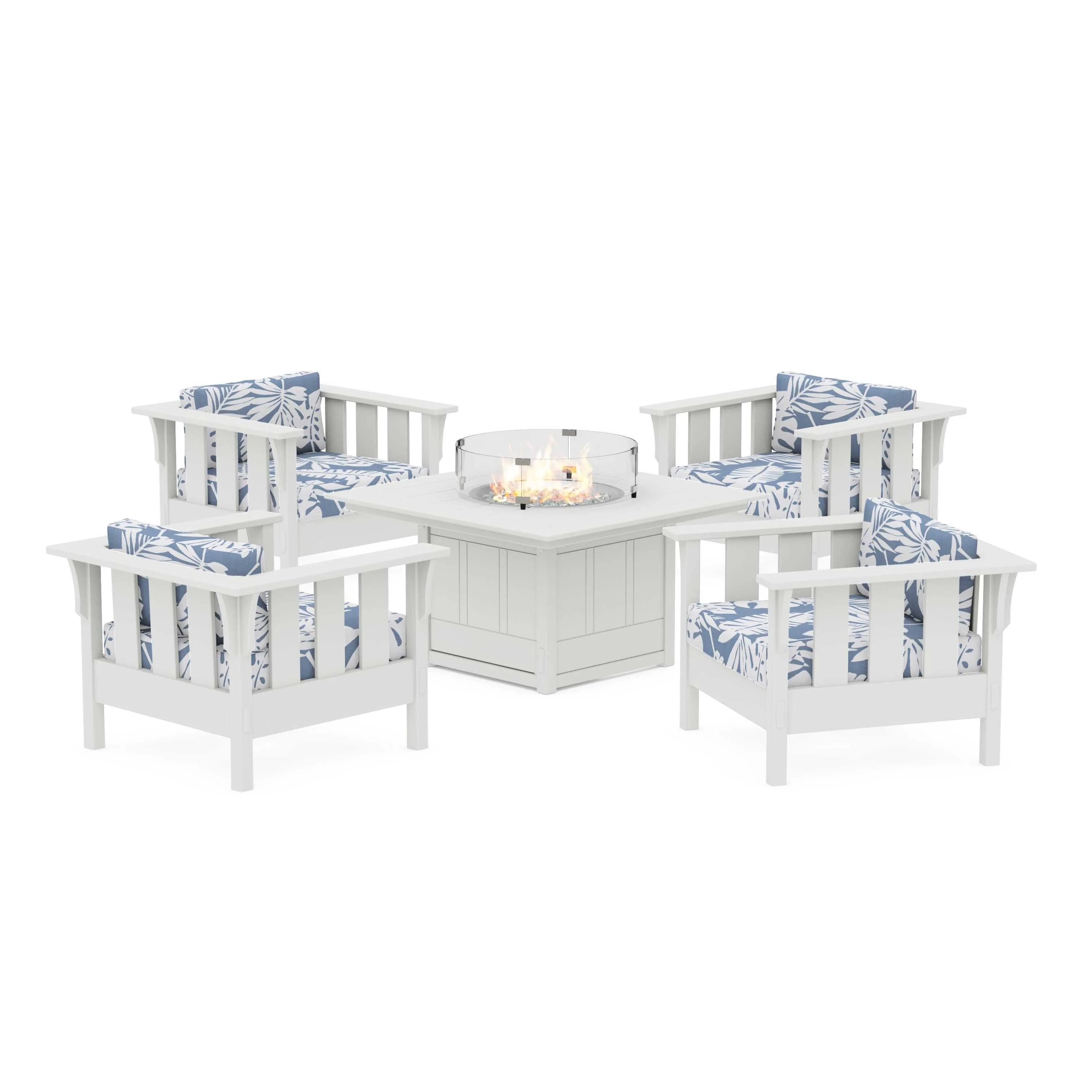 Acadia 5-Piece Deep Seating Set with Fire Pit Table - Image 58