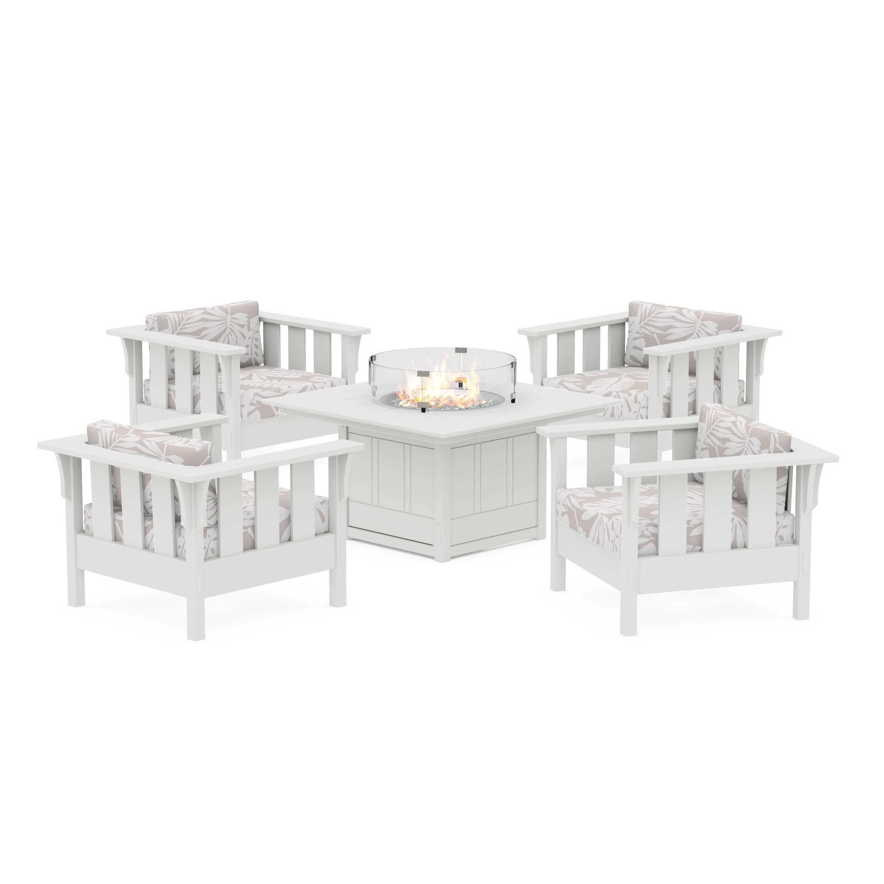 Acadia 5-Piece Deep Seating Set with Fire Pit Table - Image 61