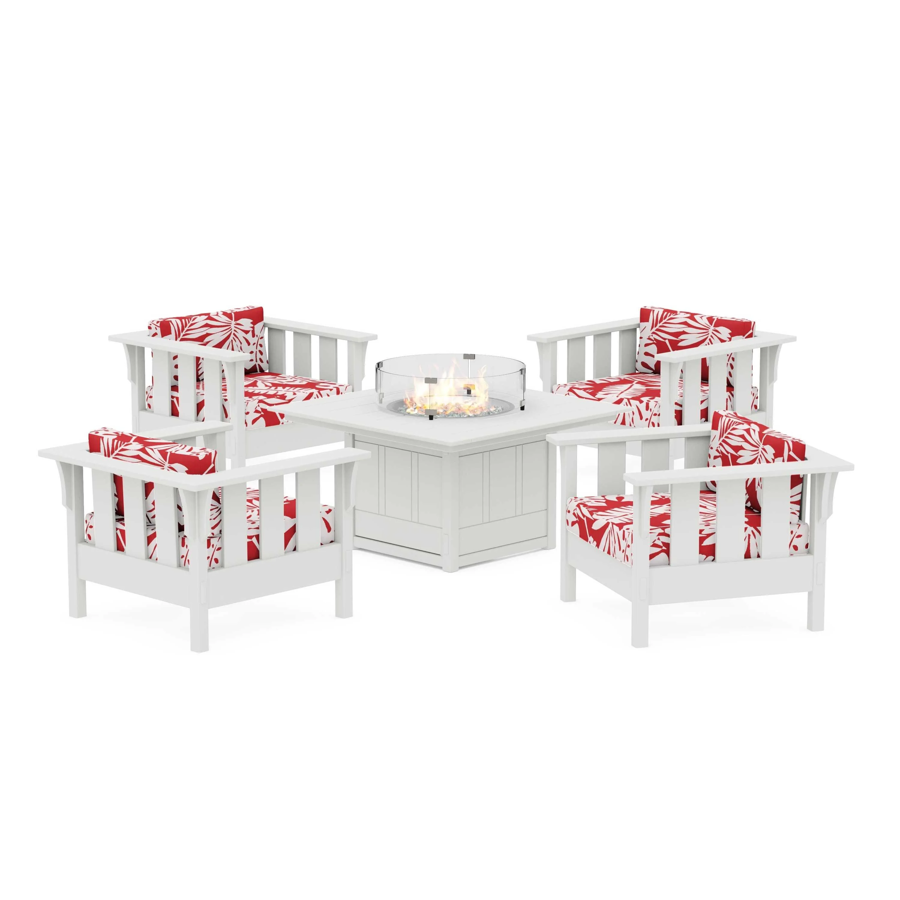 Acadia 5-Piece Deep Seating Set with Fire Pit Table - Image 63