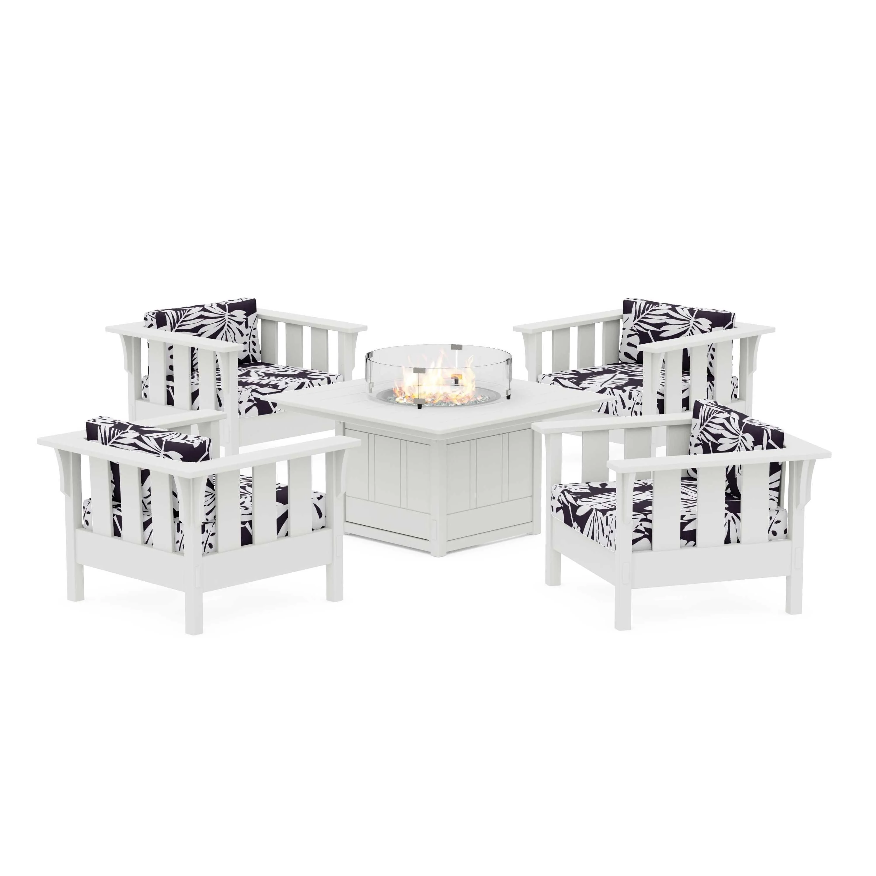 Acadia 5-Piece Deep Seating Set with Fire Pit Table - Image 64