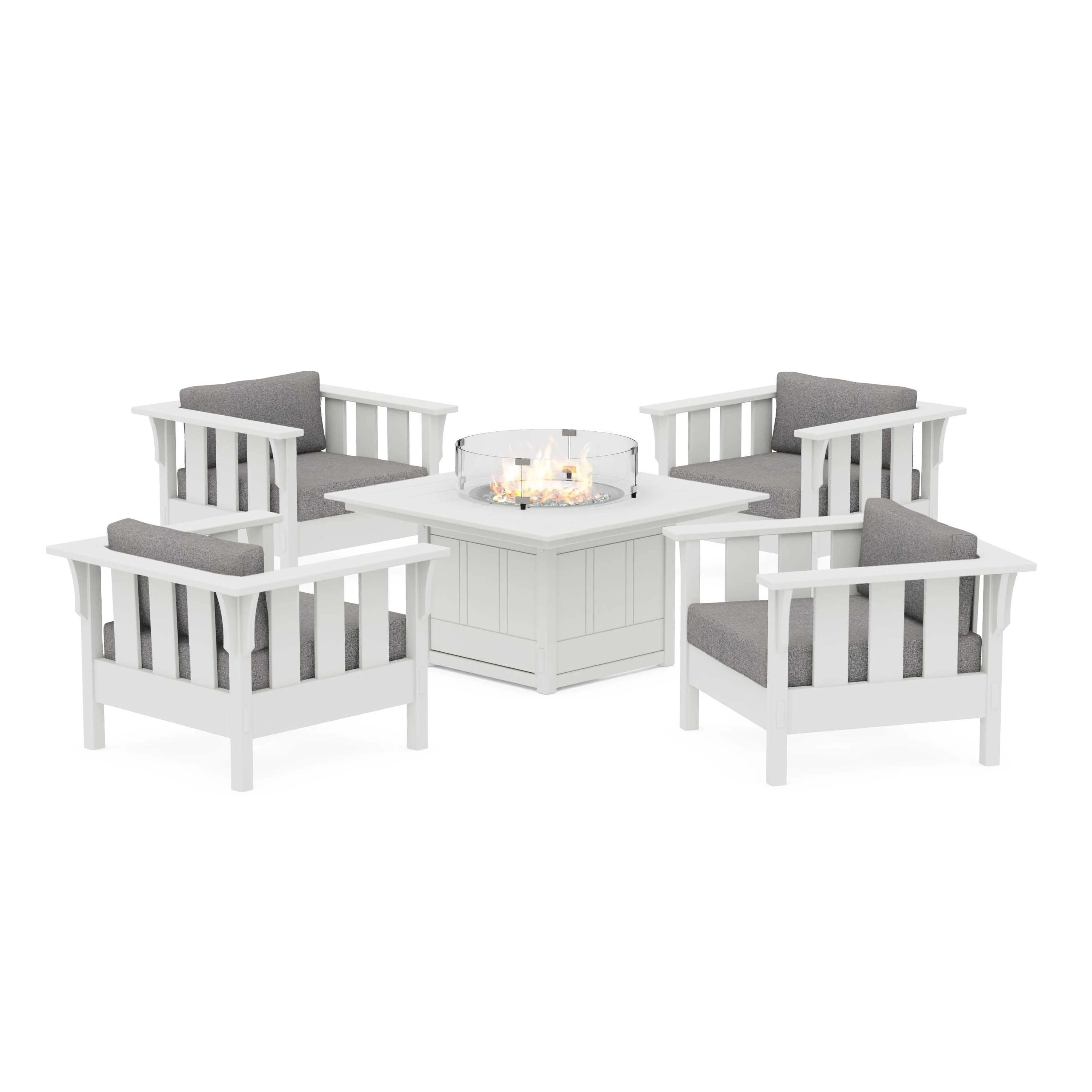 Acadia 5-Piece Deep Seating Set with Fire Pit Table - Image 65