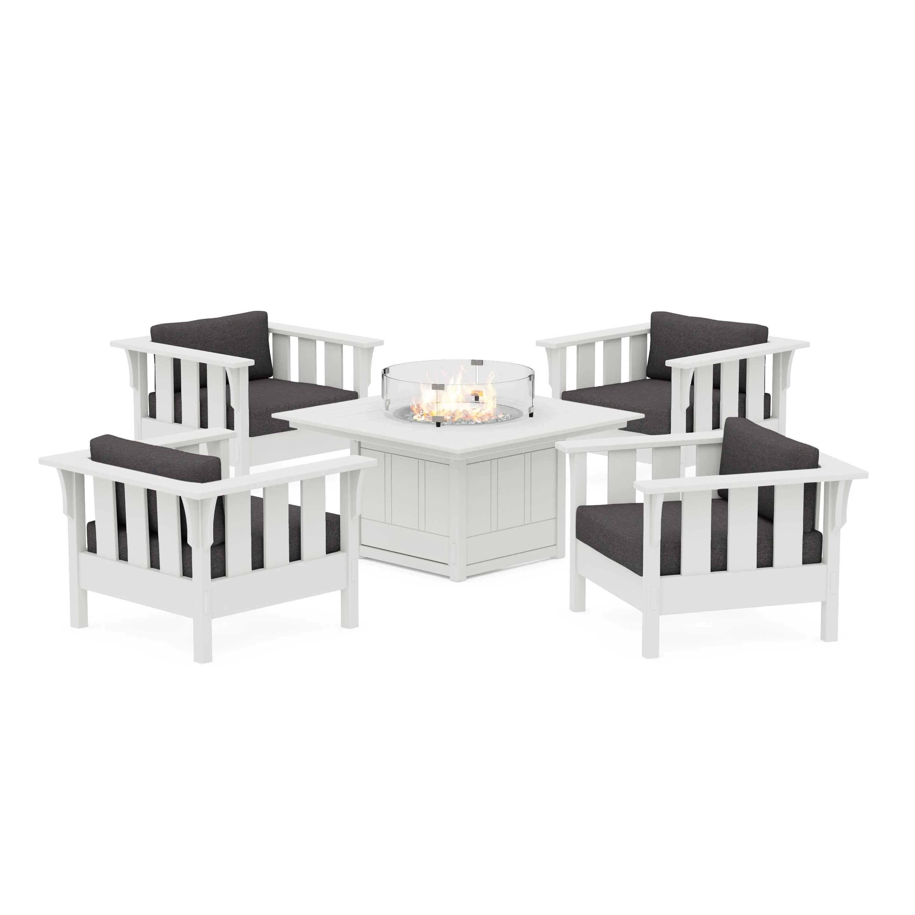 Acadia 5-Piece Deep Seating Set with Fire Pit Table - Image 67