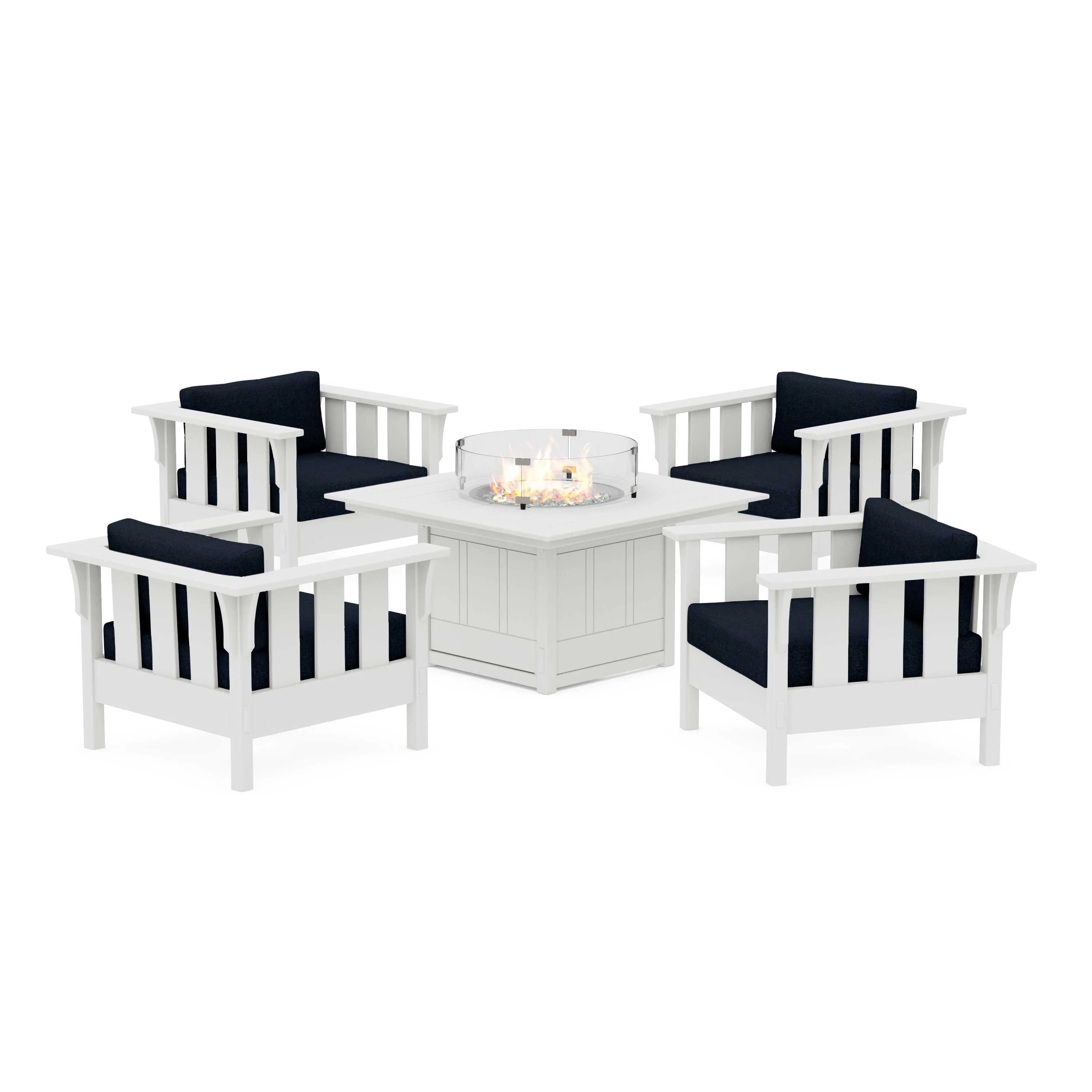 Acadia 5-Piece Deep Seating Set with Fire Pit Table - Image 68