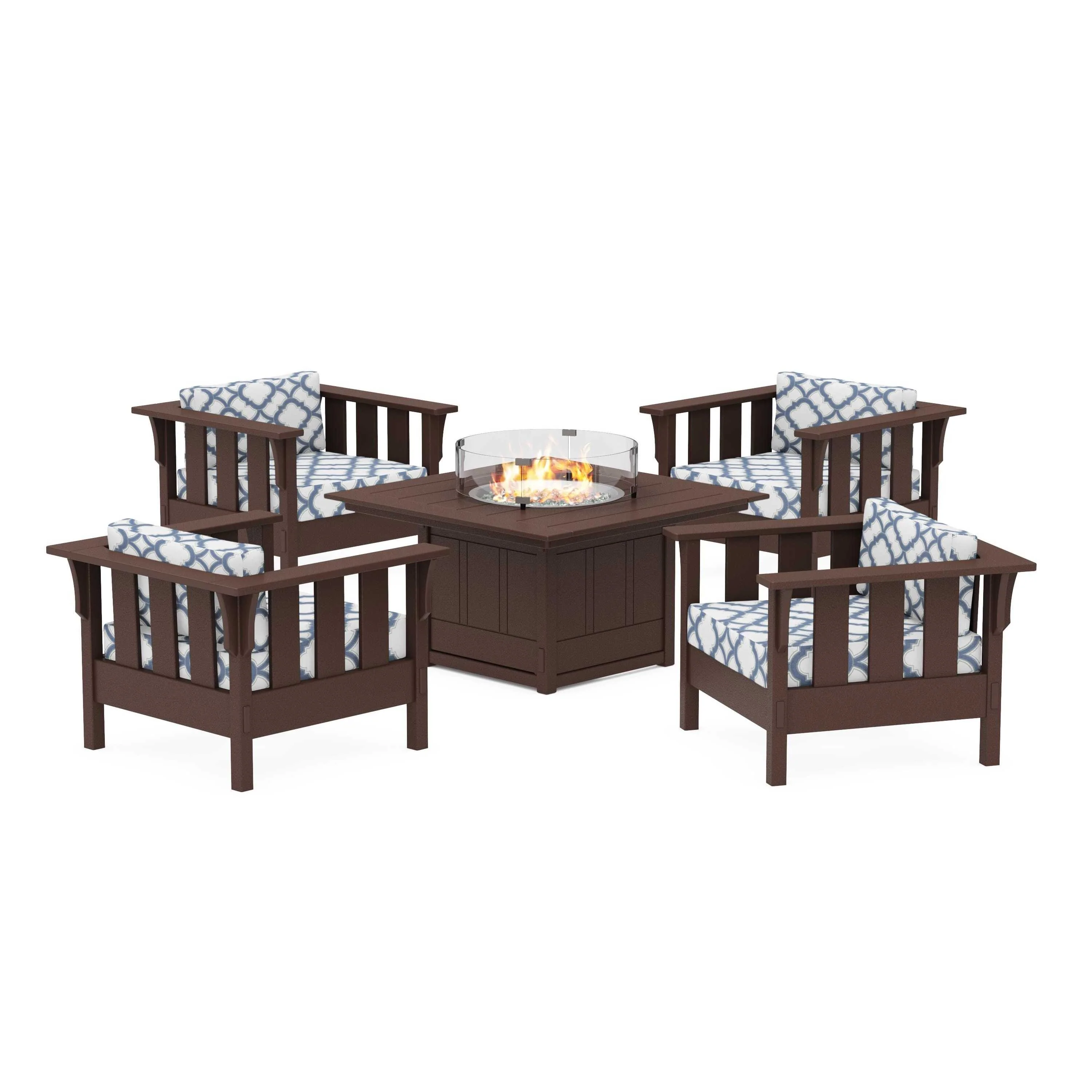 Acadia 5-Piece Deep Seating Set with Fire Pit Table - Image 79