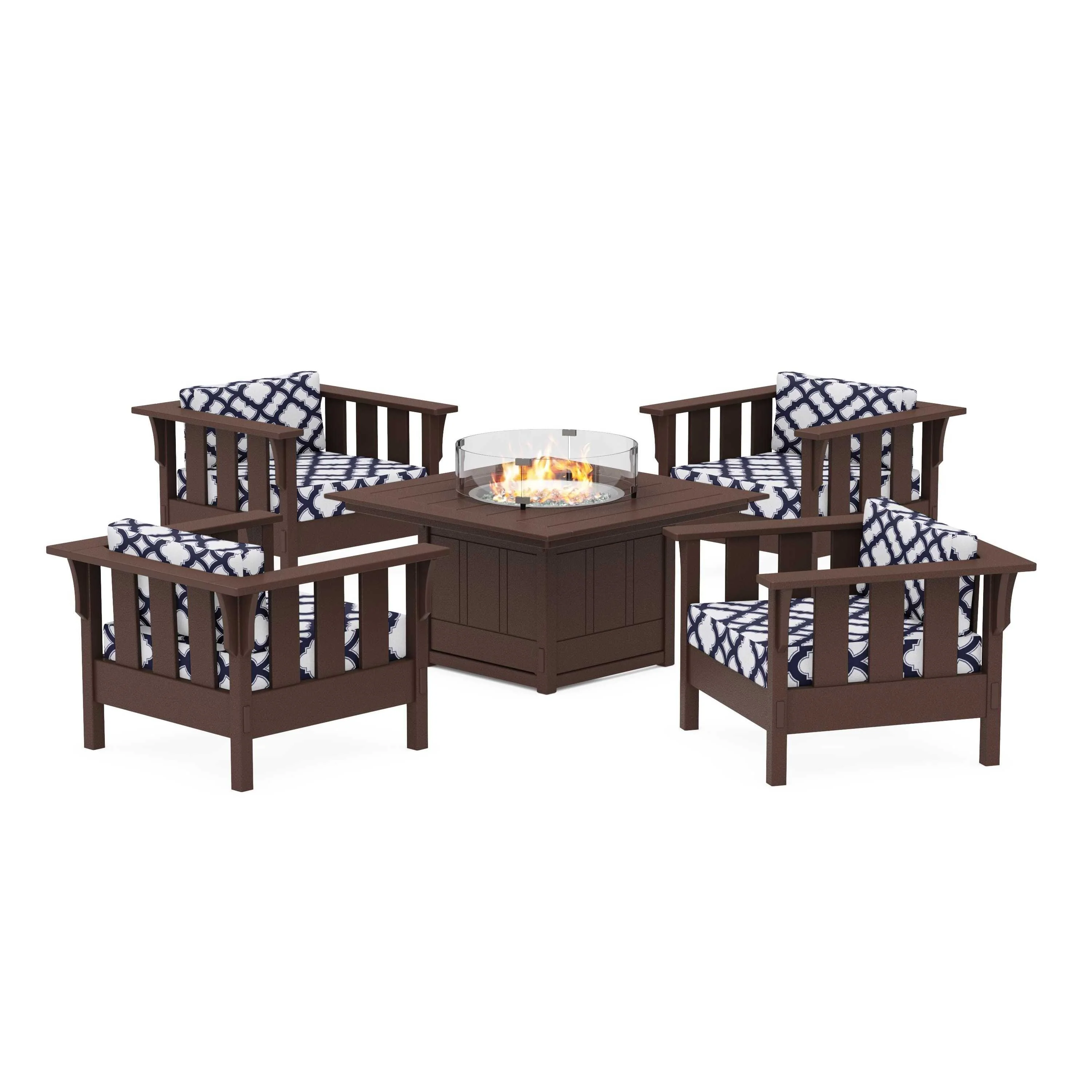 Acadia 5-Piece Deep Seating Set with Fire Pit Table - Image 83