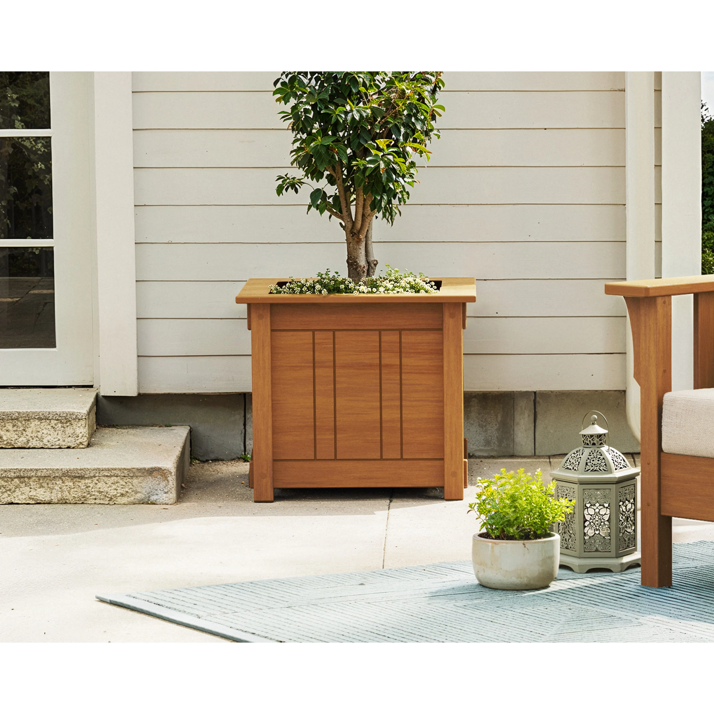 Acadia Large Square Planter Box - Image 3