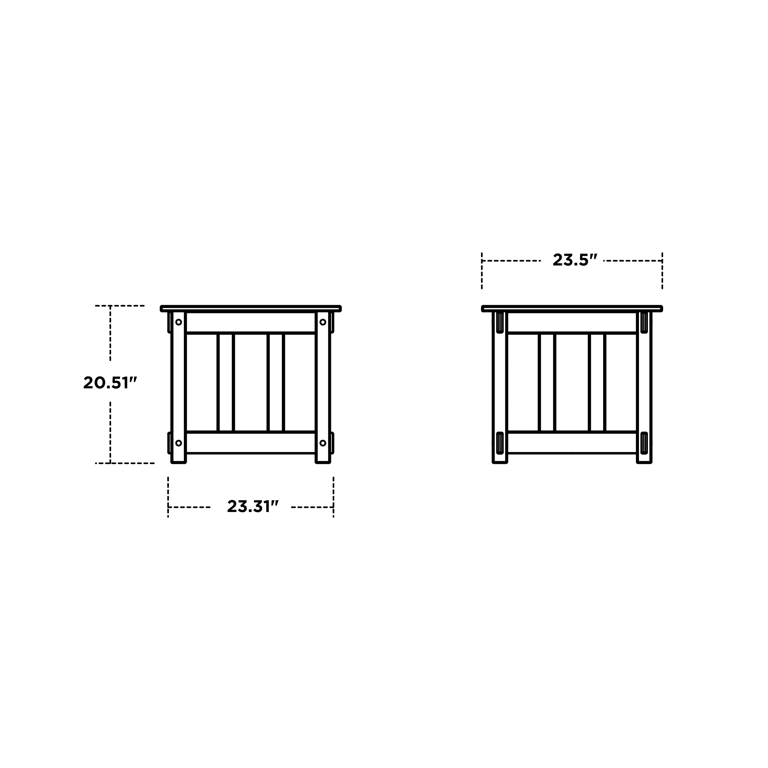 Acadia Large Square Planter Box - Image 4